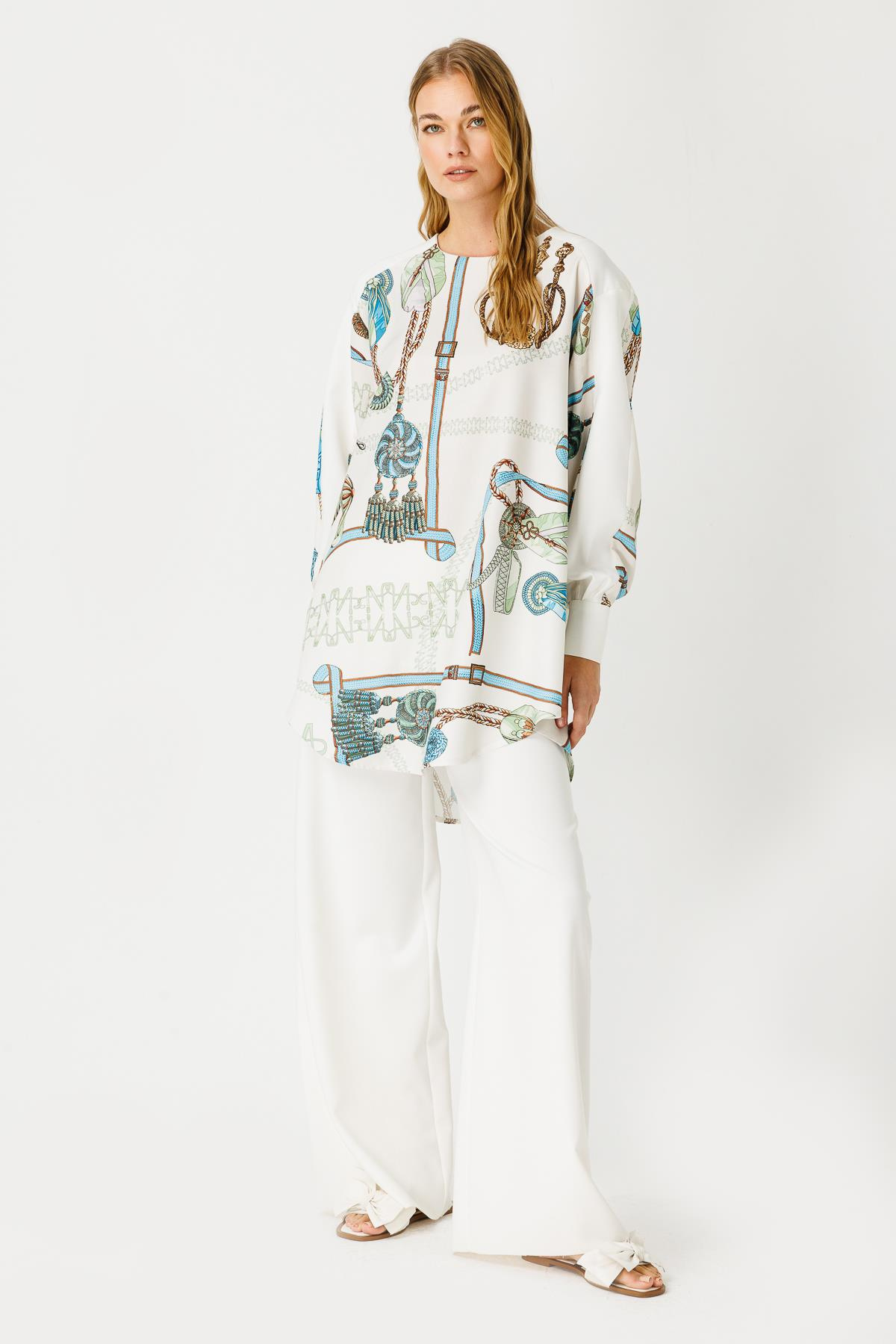 GABARDİN BOL PAÇA PANTOLON