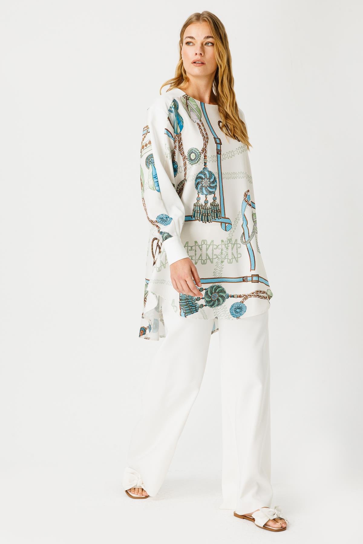 GABARDİN BOL PAÇA PANTOLON