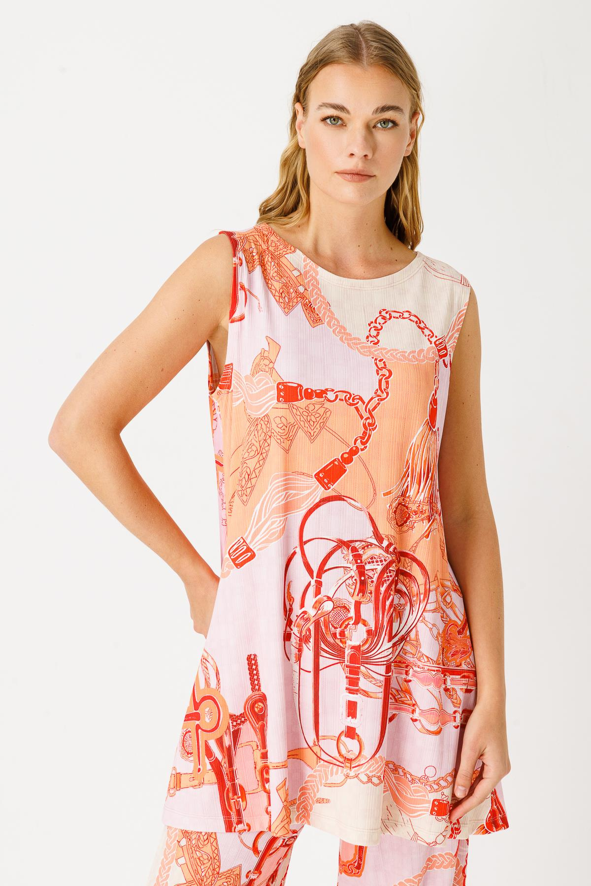 JAKAR FİTİLLİ BRACOL DESENLI KOLSUZ ATLET