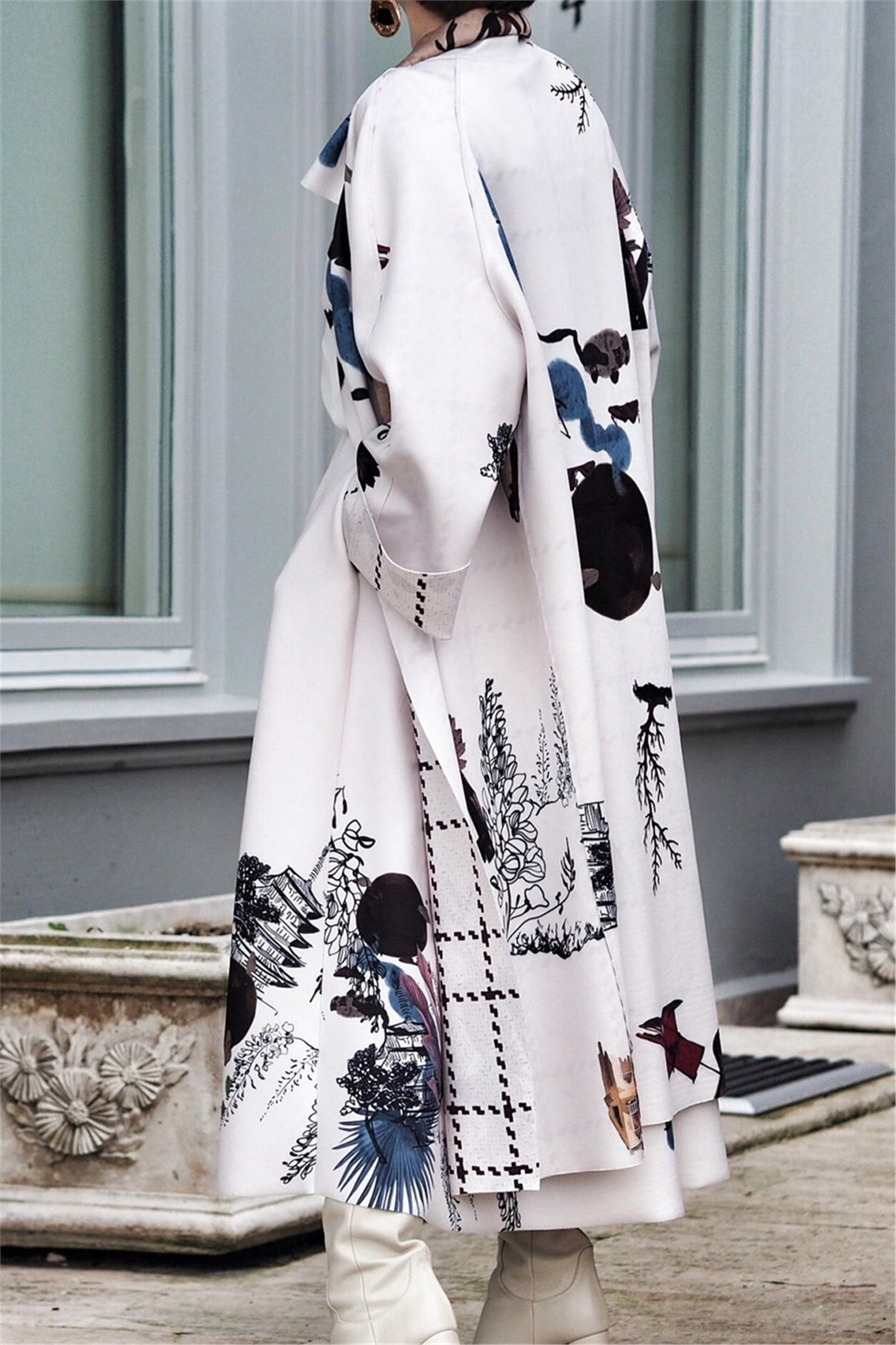 JAPANESE PRINT REVERSIBLE SCUBA JACKET