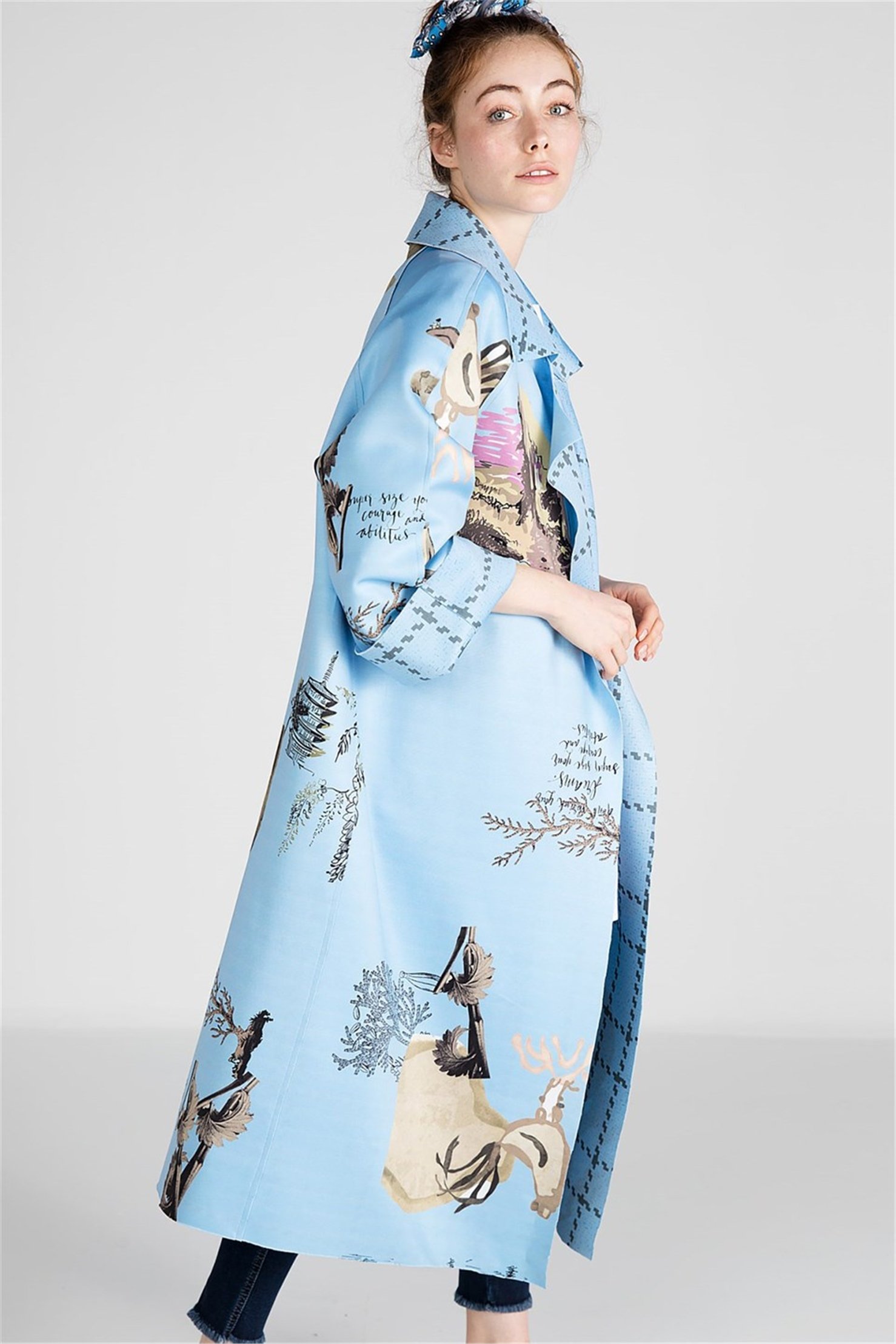 JAPANESE PRINT REVERSIBLE SCUBA JACKET