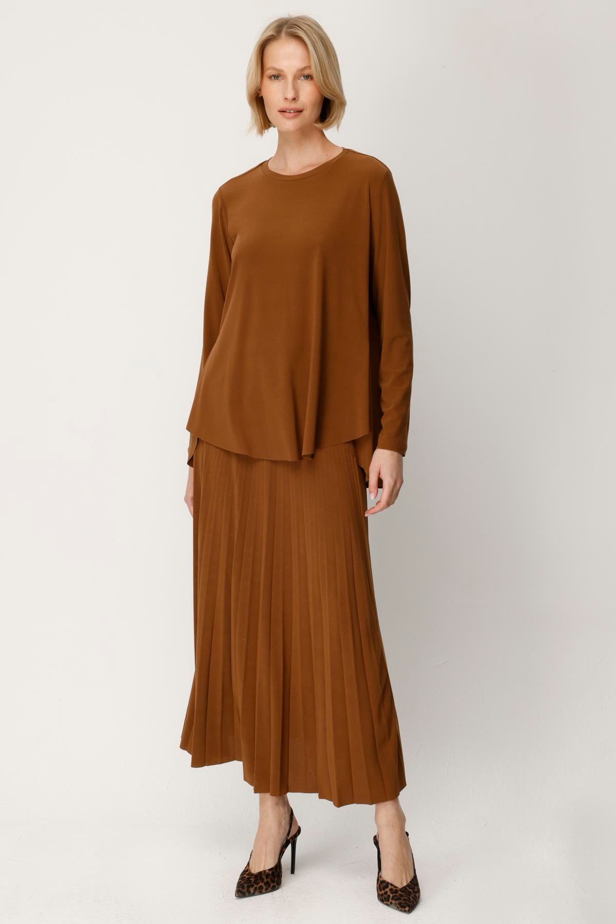 KREP JARSE PLİSOLEY ETEK