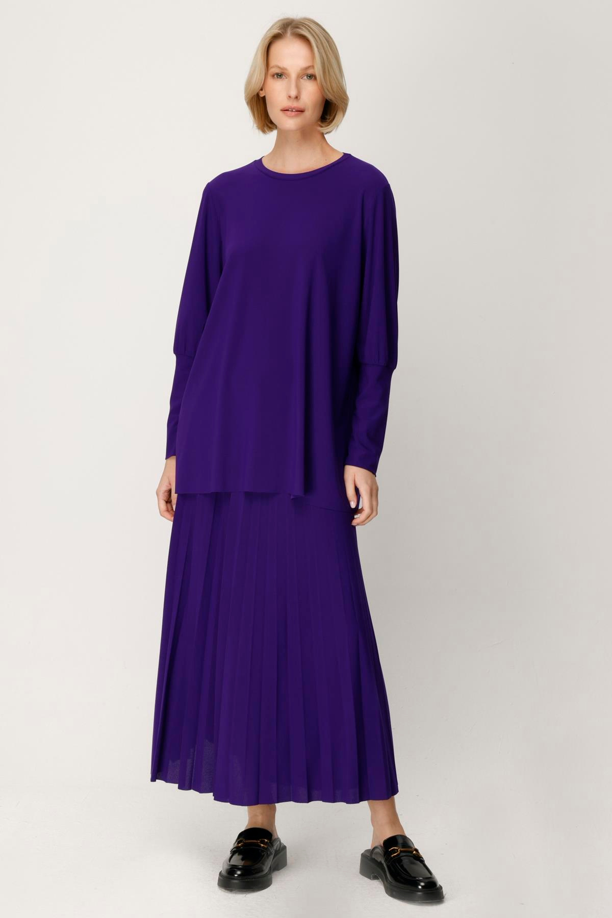 KREP JARSE PLİSOLEY ETEK