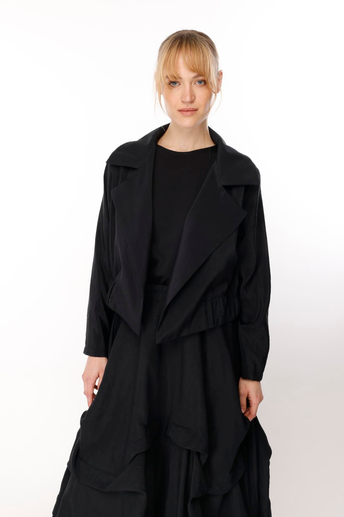 PARAŞÜT KISA BELİ LASTİKLİ CEKET