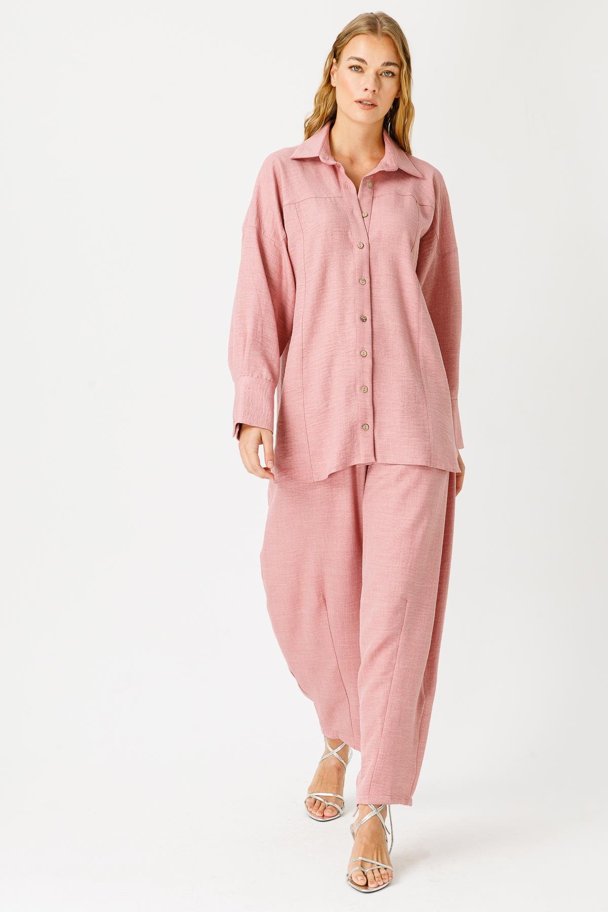 POLYKETEN CEPLİ PAÇASI PİLELİ PANTALON