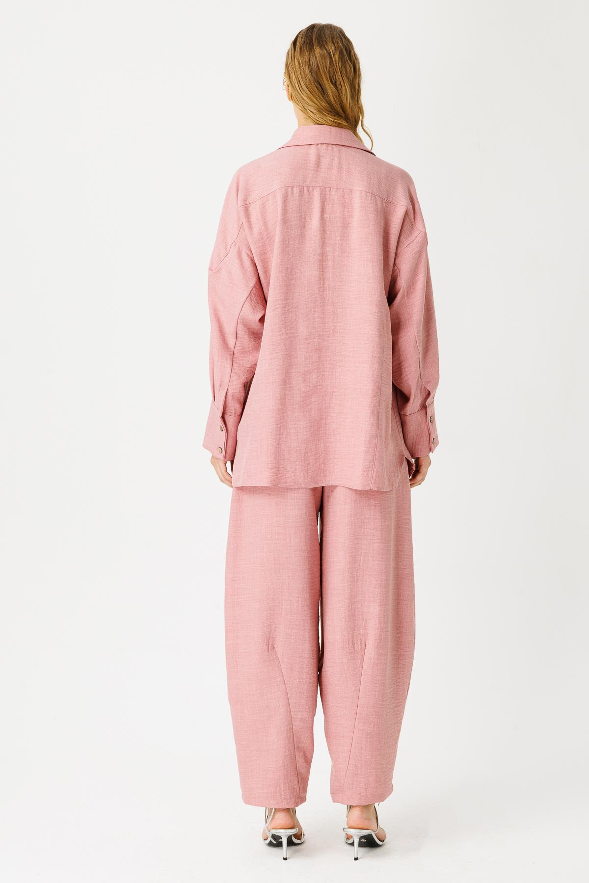 POLYKETEN CEPLİ PAÇASI PİLELİ PANTALON