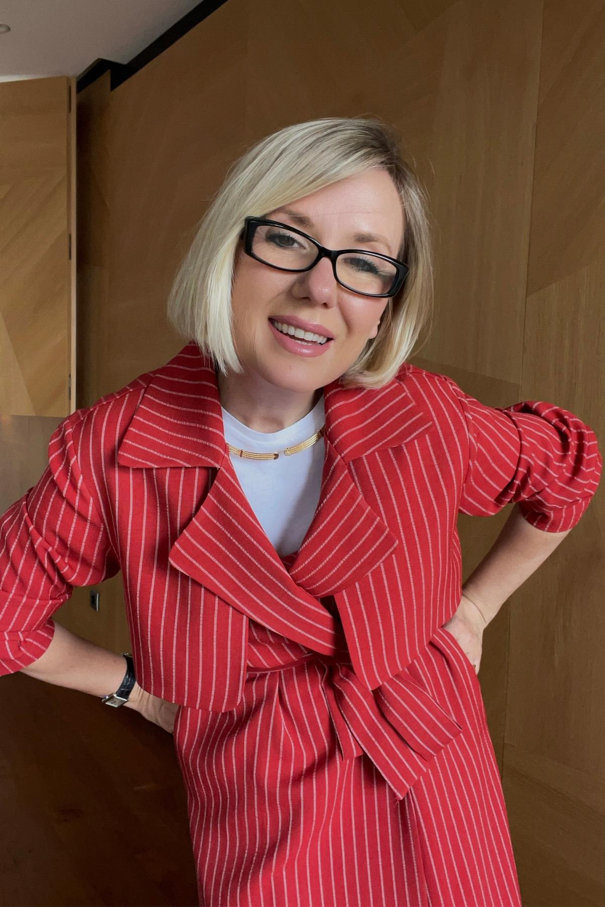 POLYKETEN ÇİZGİLİ TRENCHCOAT