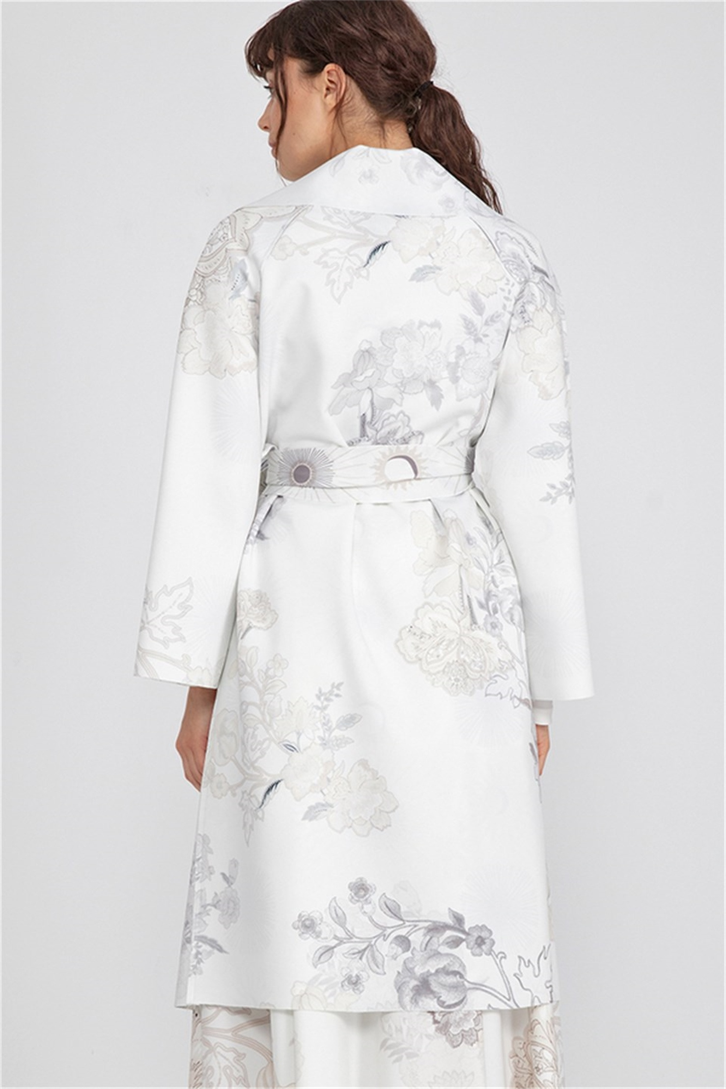 PUFF SCUBA SOFT FLOWER PRINT DOUBLE SIDE JACKET