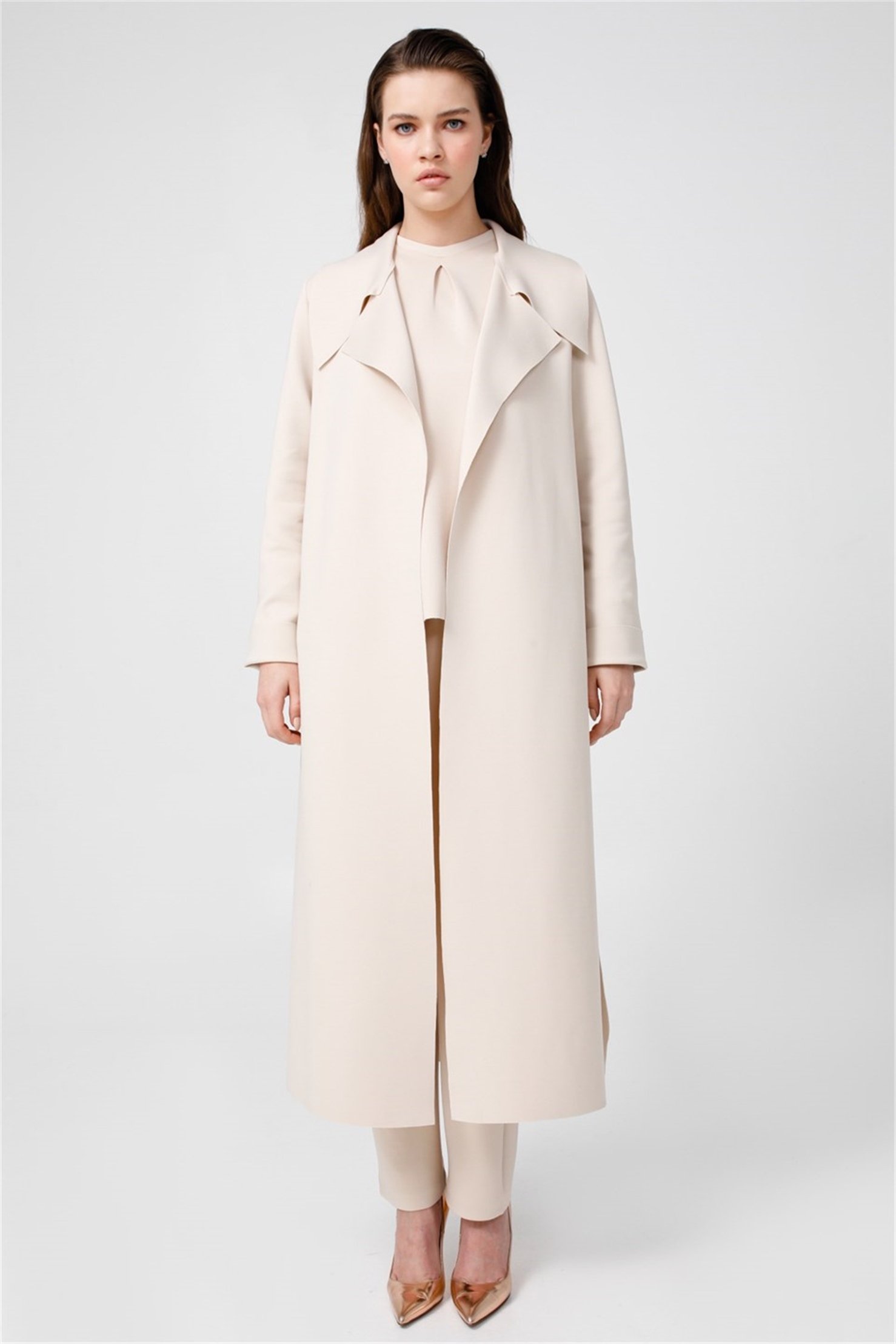 SCUBA ARKASI KEMERLİ CEKET