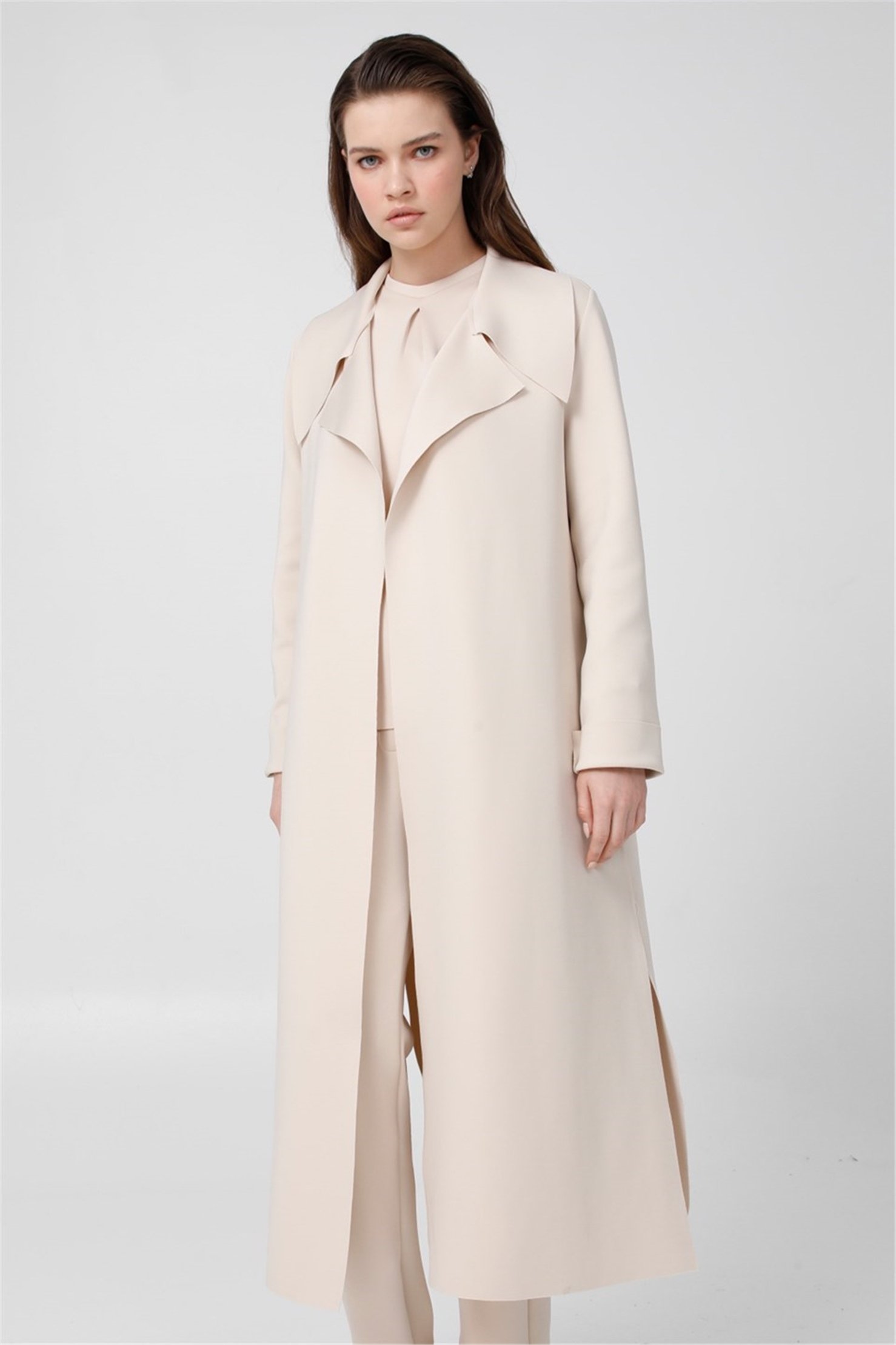 SCUBA ARKASI KEMERLİ CEKET