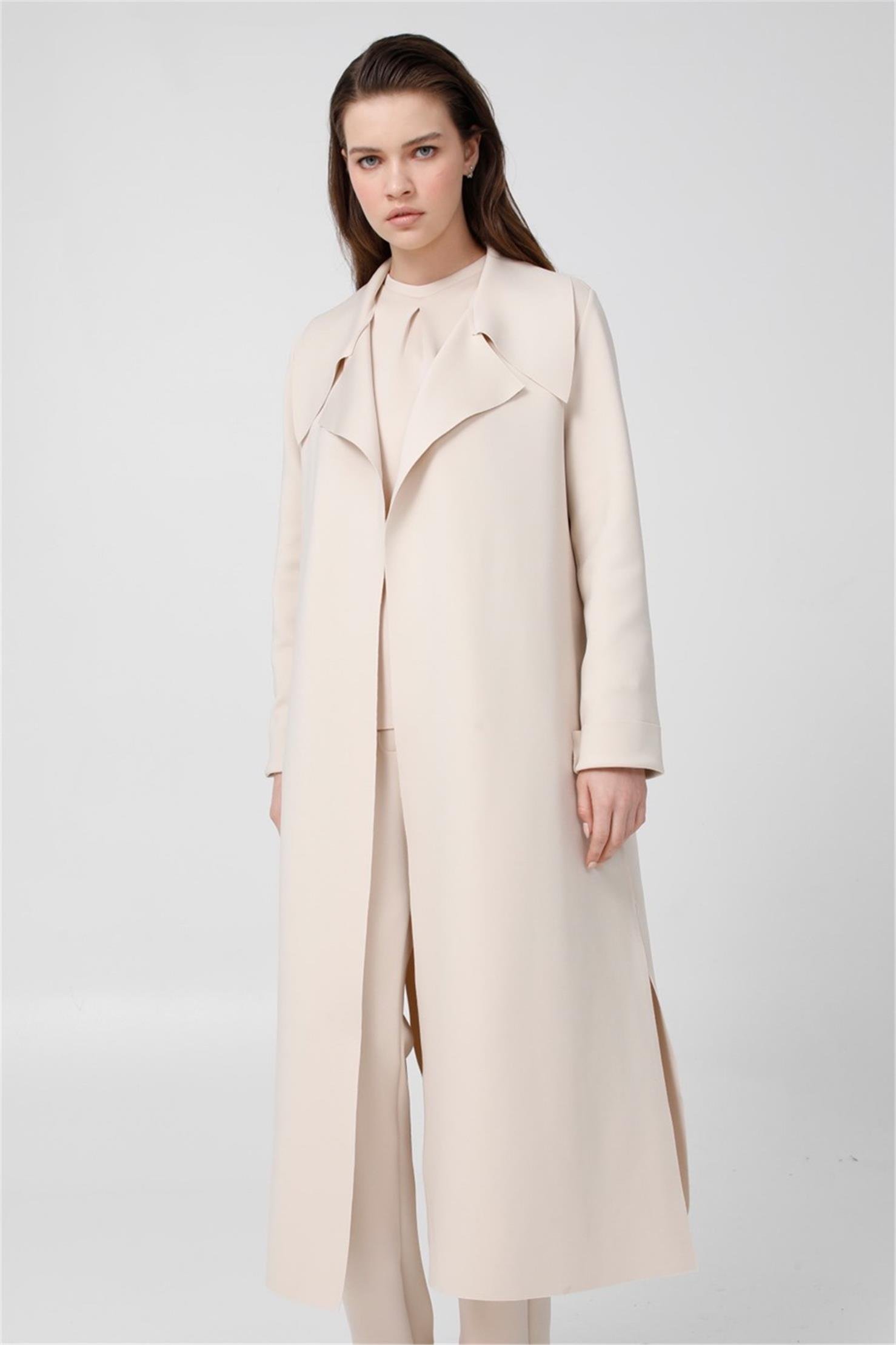 SCUBA ARKASI KEMERLİ CEKET