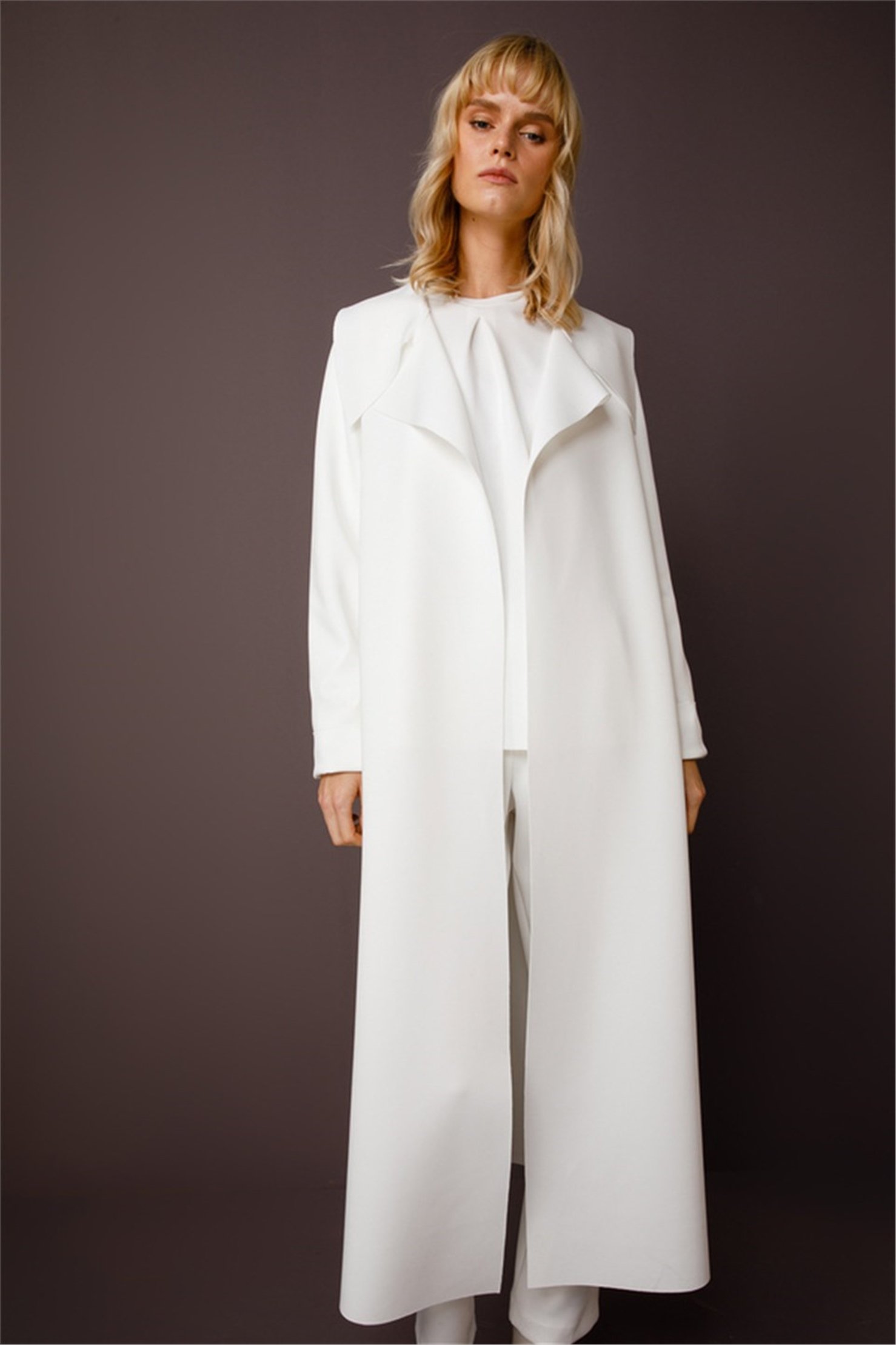 SCUBA ARKASI KEMERLİ CEKET