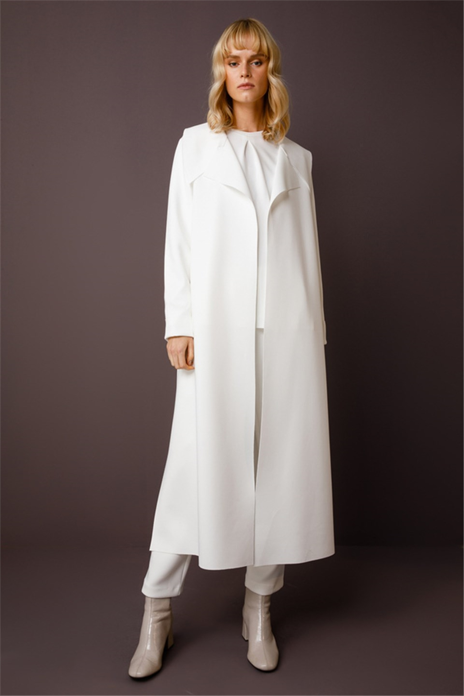 SCUBA ARKASI KEMERLİ CEKET