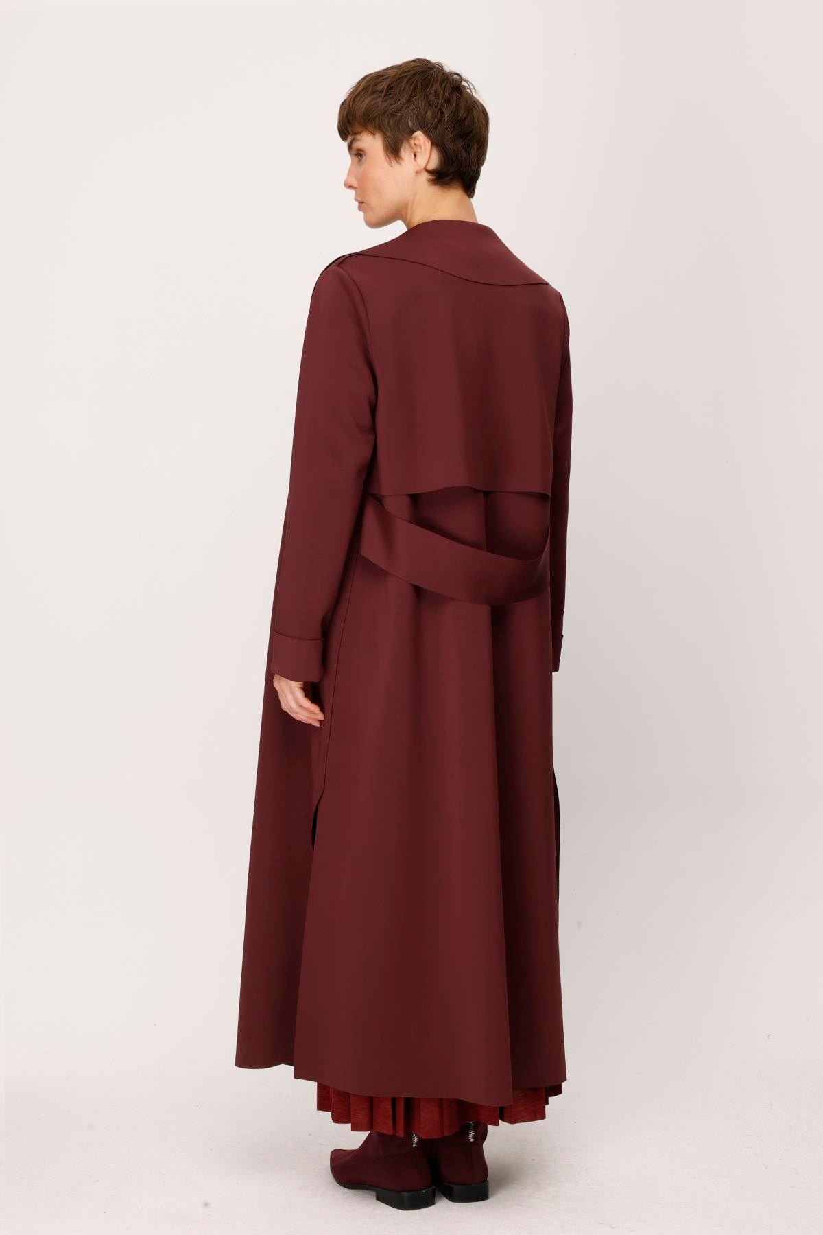 SCUBA ARKASI KEMERLİ CEKET