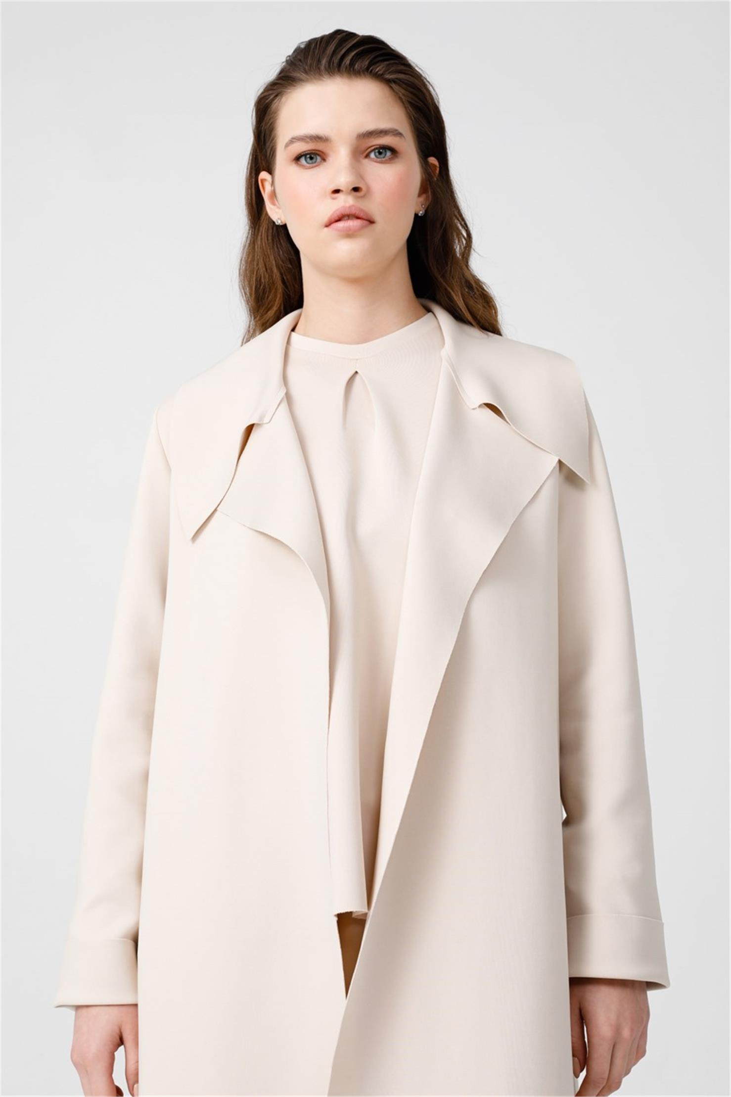 SCUBA ARKASI KEMERLİ CEKET