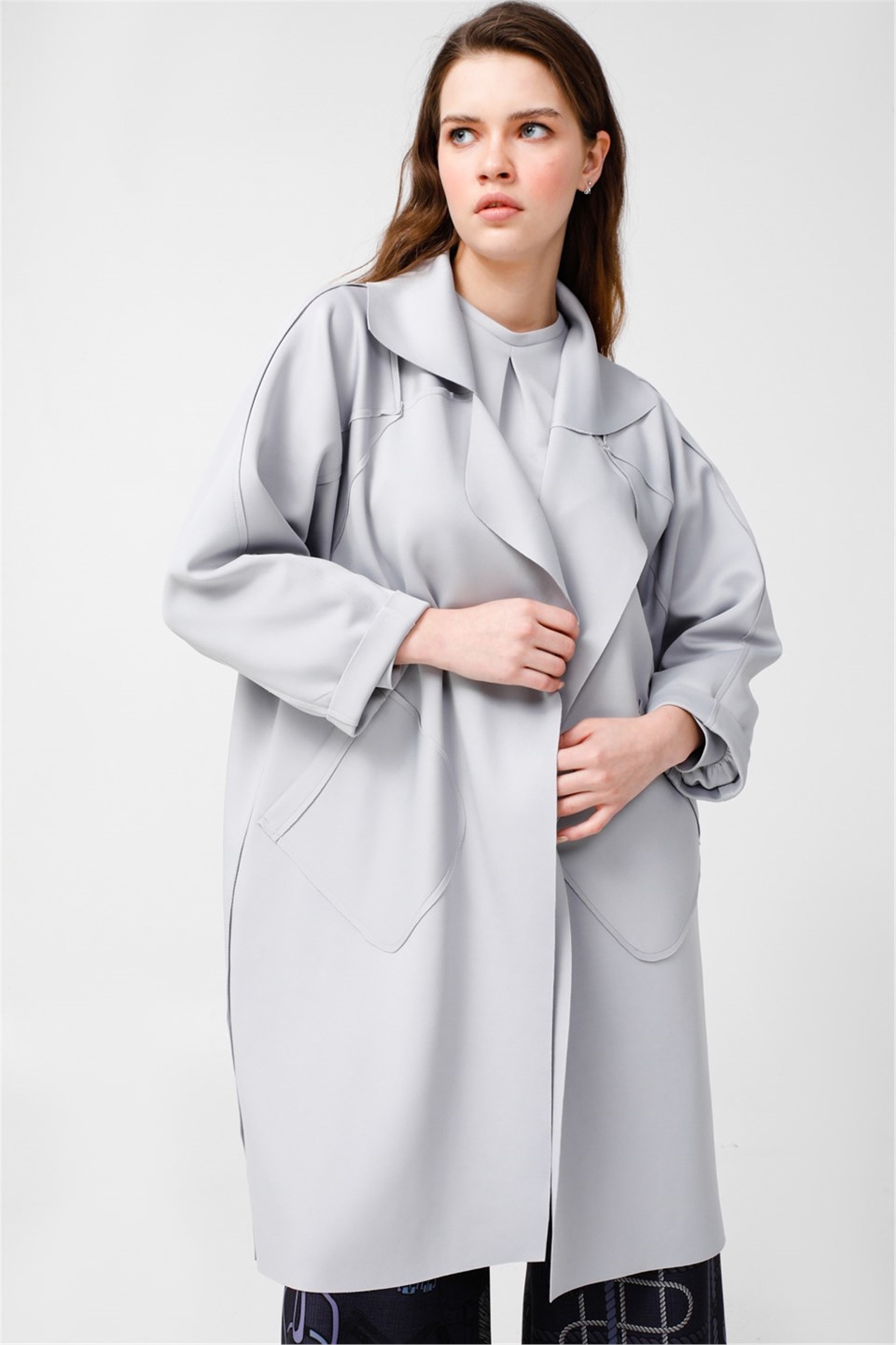 SCUBA BIG COLLAR POCKET ON SIDE JACKET