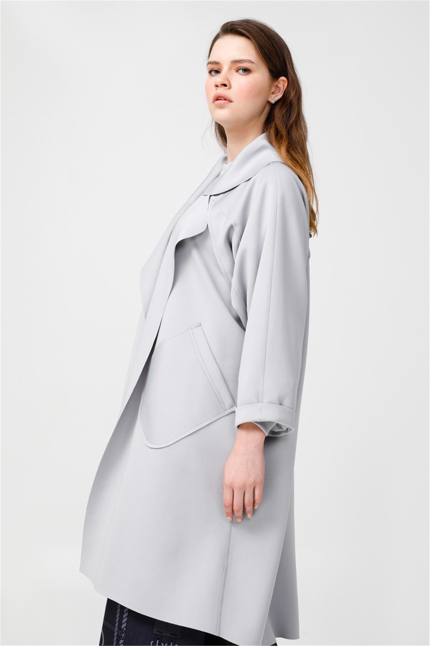 SCUBA BIG COLLAR POCKET ON SIDE JACKET