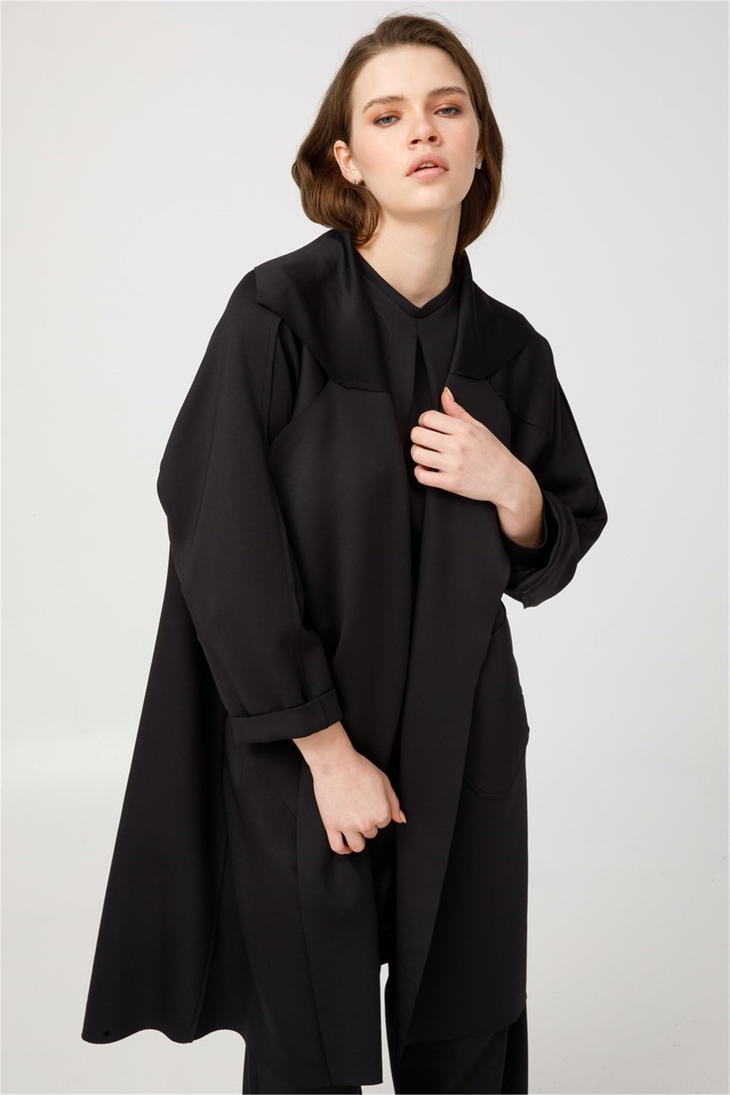 SCUBA BIG COLLAR POCKET ON SIDE JACKET