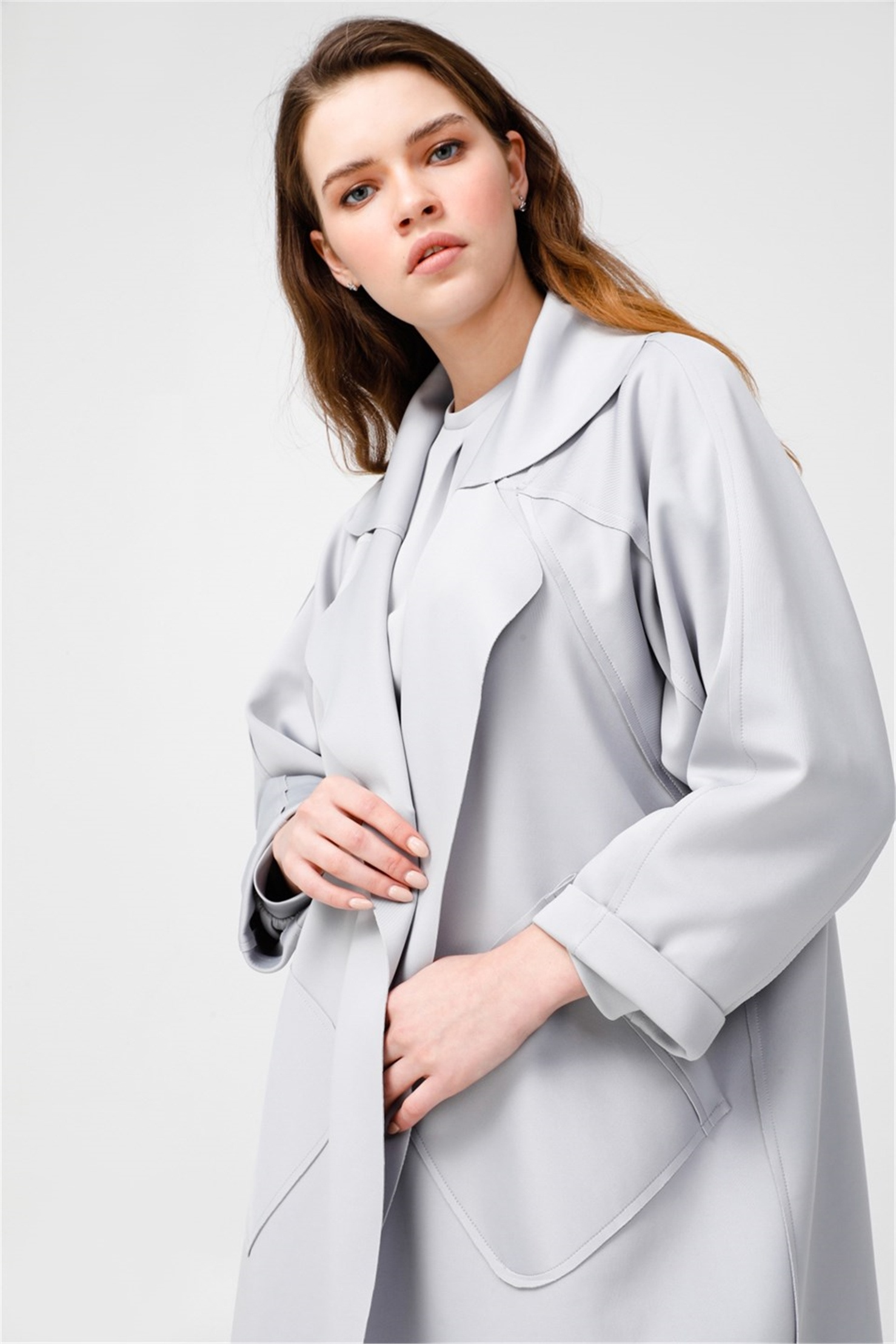 SCUBA BIG COLLAR POCKET ON SIDE JACKET