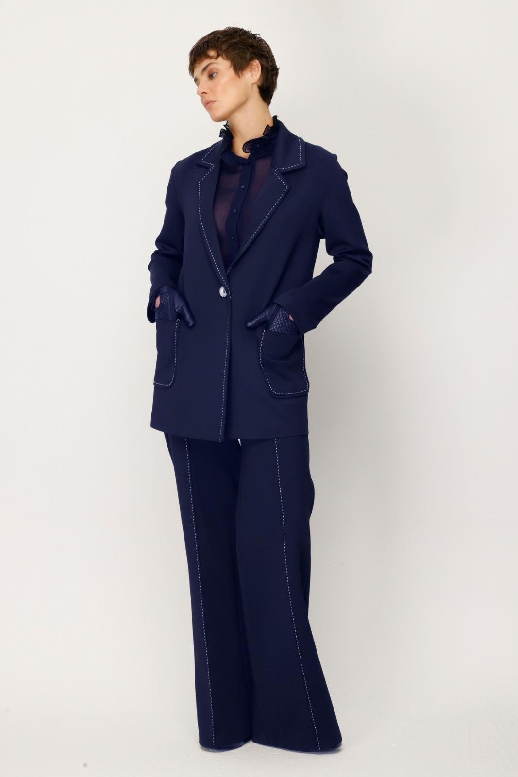 SCUBA PUNTO DİKİŞLİ CEPLİ BLAZER CEKET