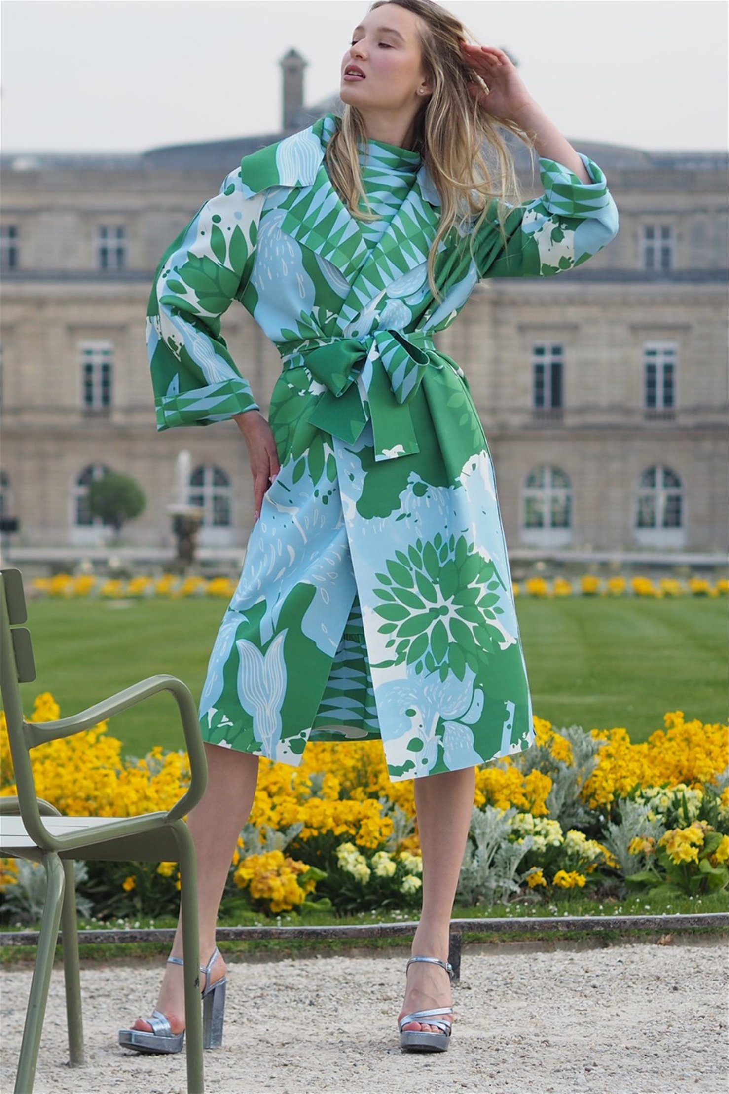 SCUBA SULUBOYA BASKI DESEN ÇİFT TARAFLI CEKET