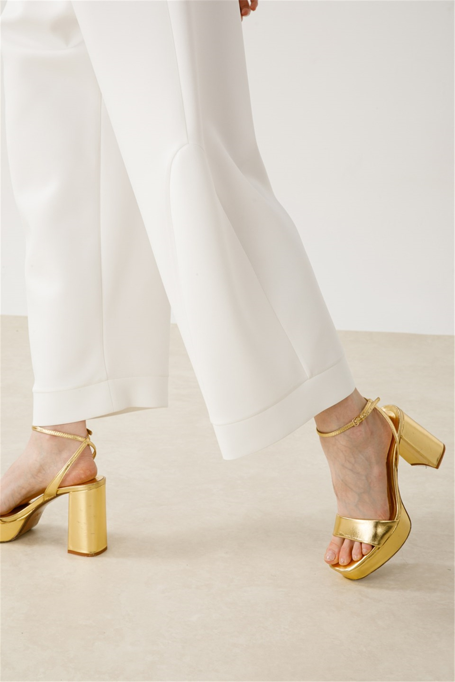 SCUBA YANI KUPLU ŞALVAR  PANTOLON