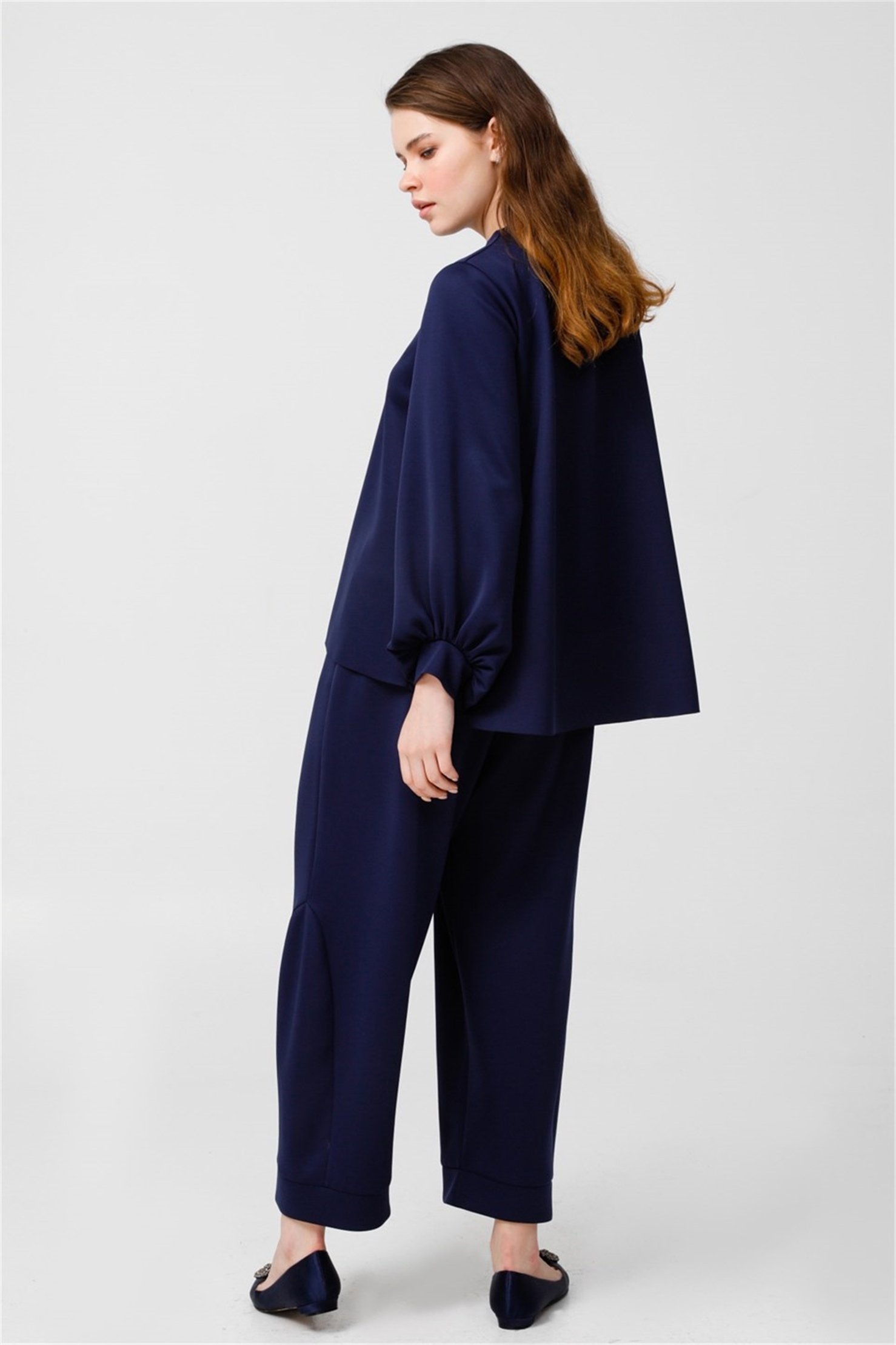 SCUBA YANI KUPLU ŞALVAR  PANTOLON