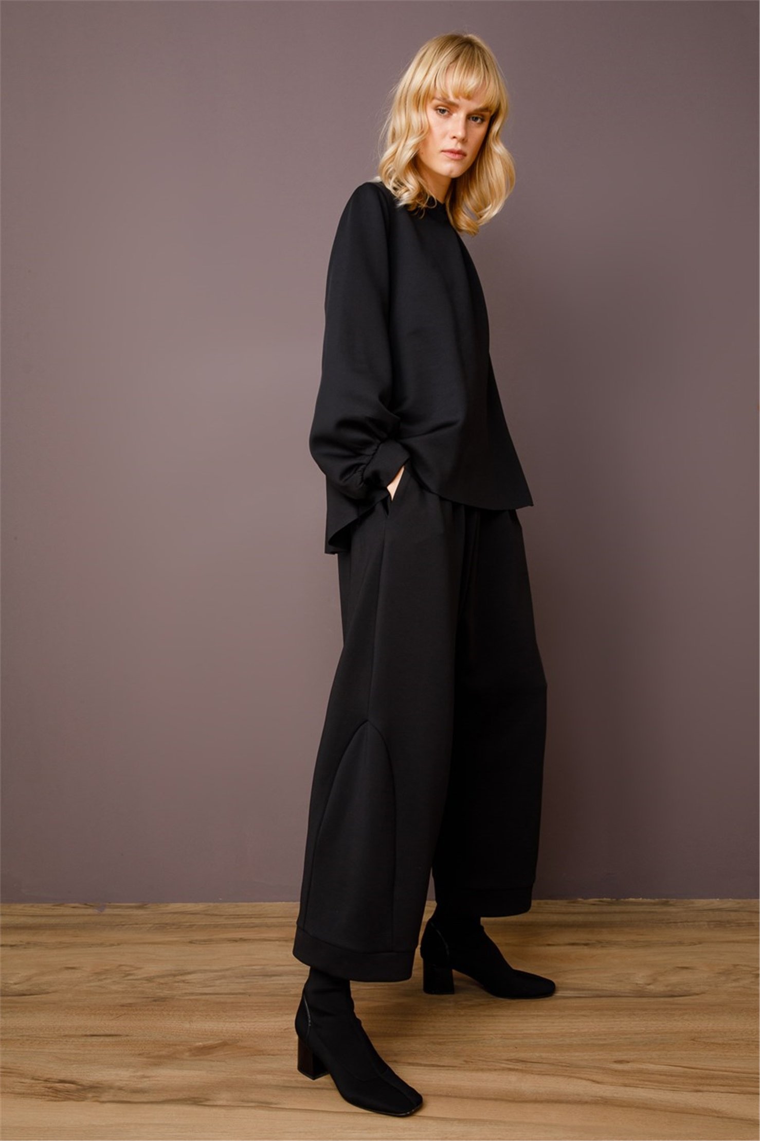 SCUBA YANI KUPLU ŞALVAR  PANTOLON