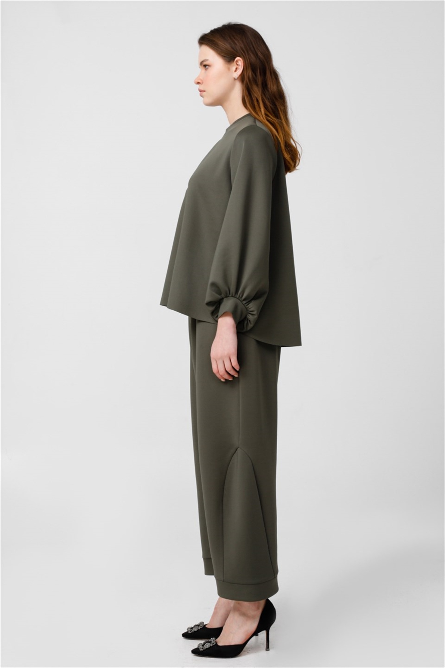 SCUBA YANI KUPLU ŞALVAR  PANTOLON