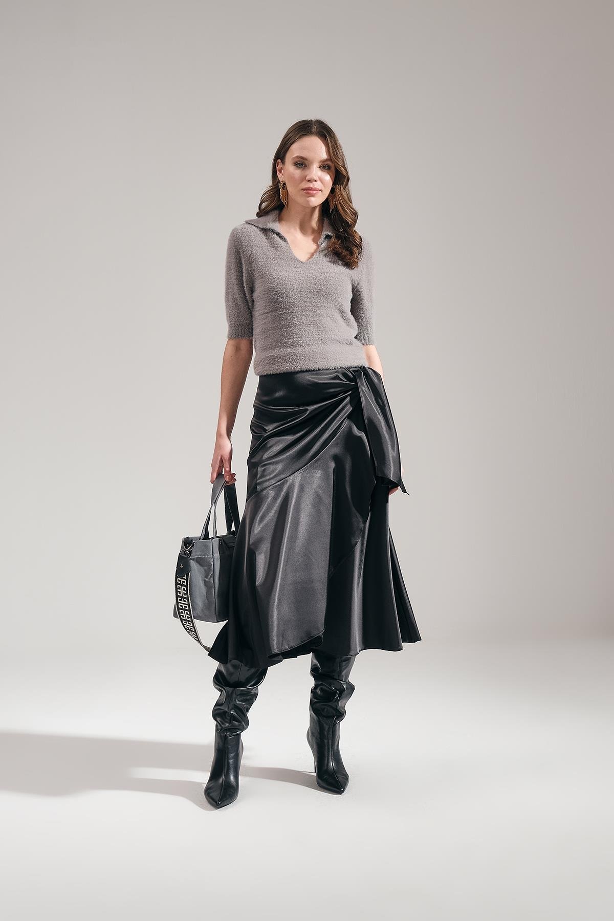 Anvelop Beli Detaylı Etek