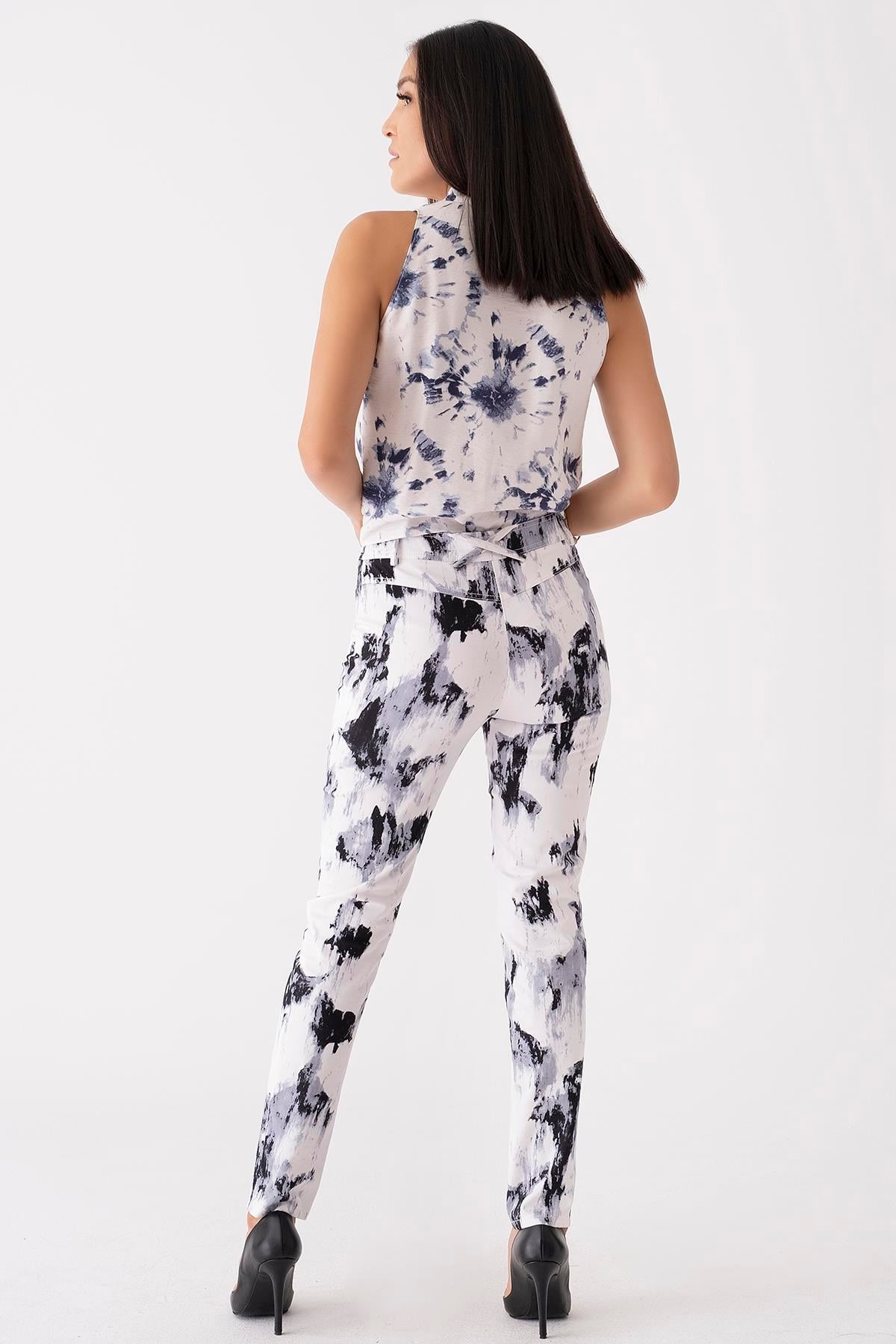 Batik Desenli Bluz