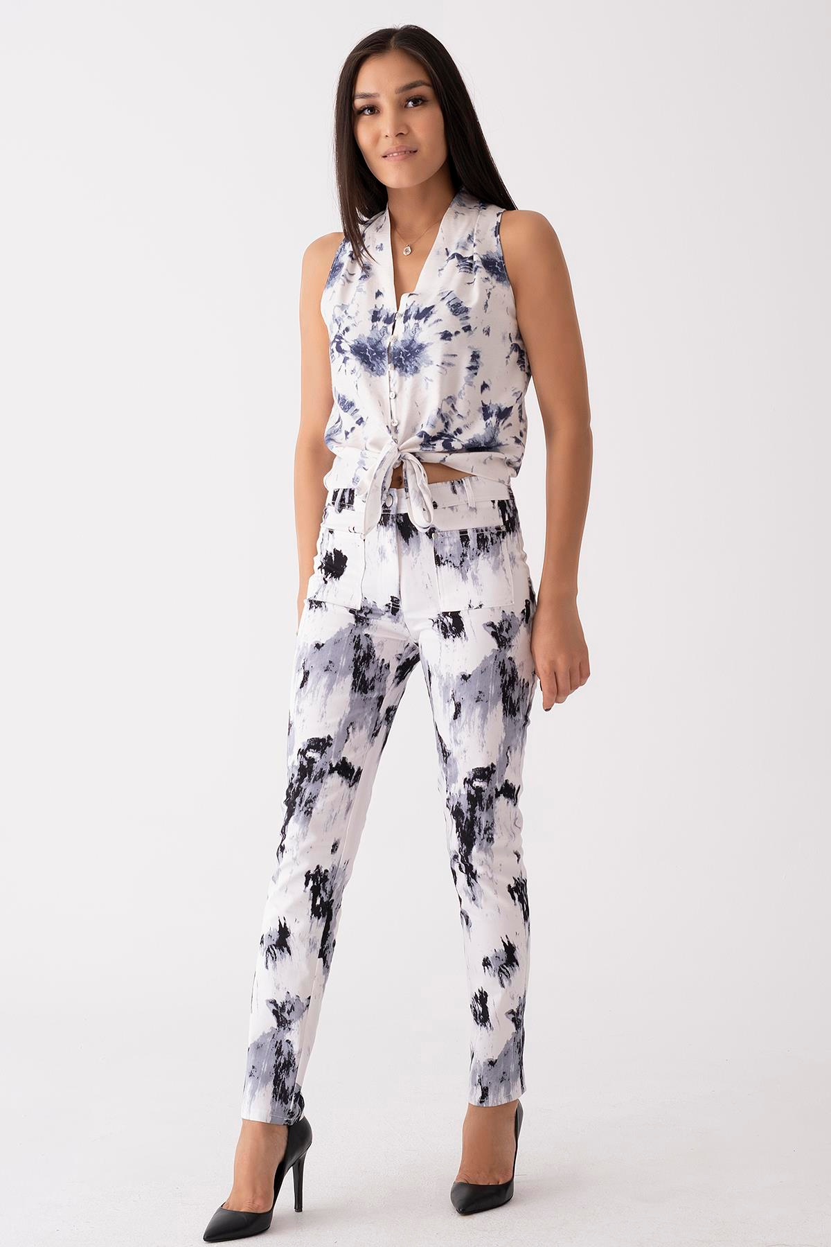Batik Desenli Pantolon