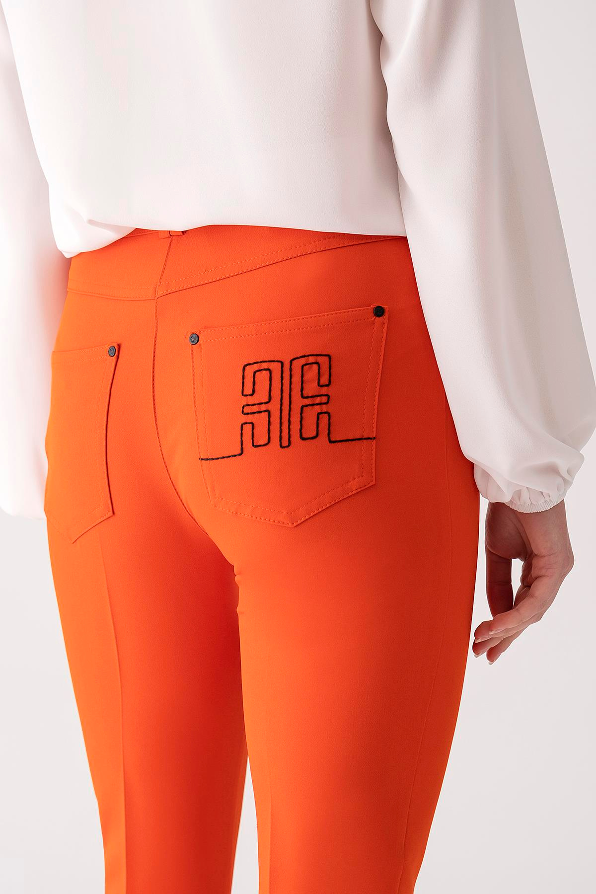 Dar Kesim Yüksek Bel Pantolon