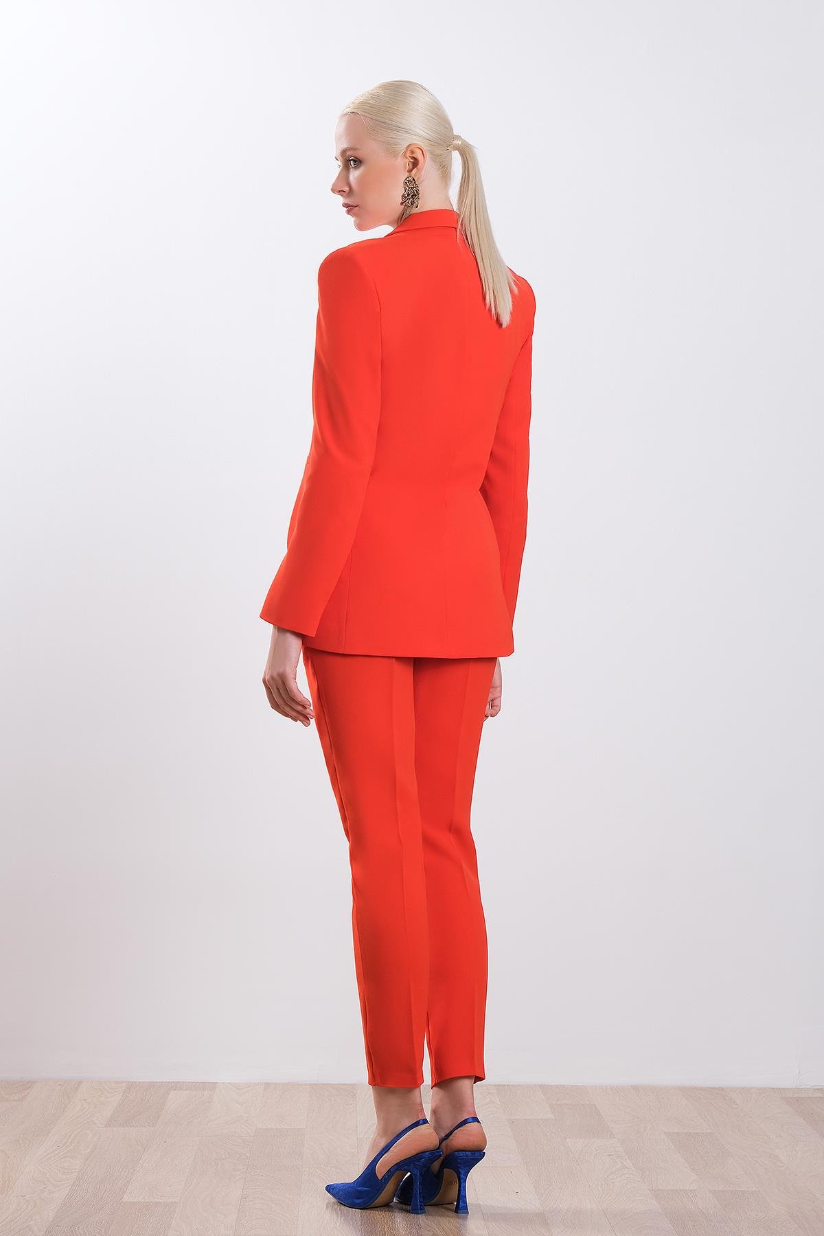 Dar Kesim Yüksek Bel Pantolon