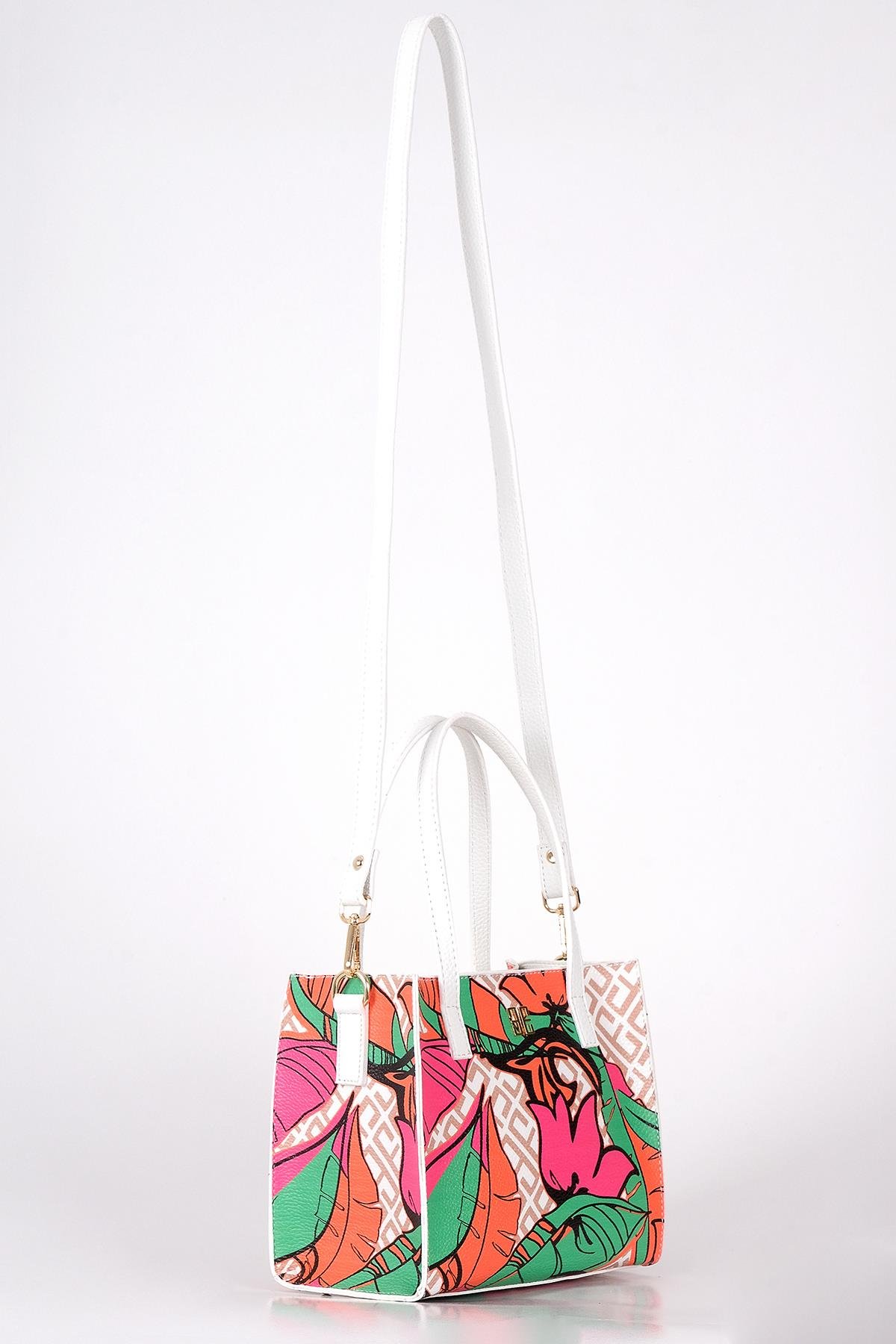 Desenli Omuz Çantası