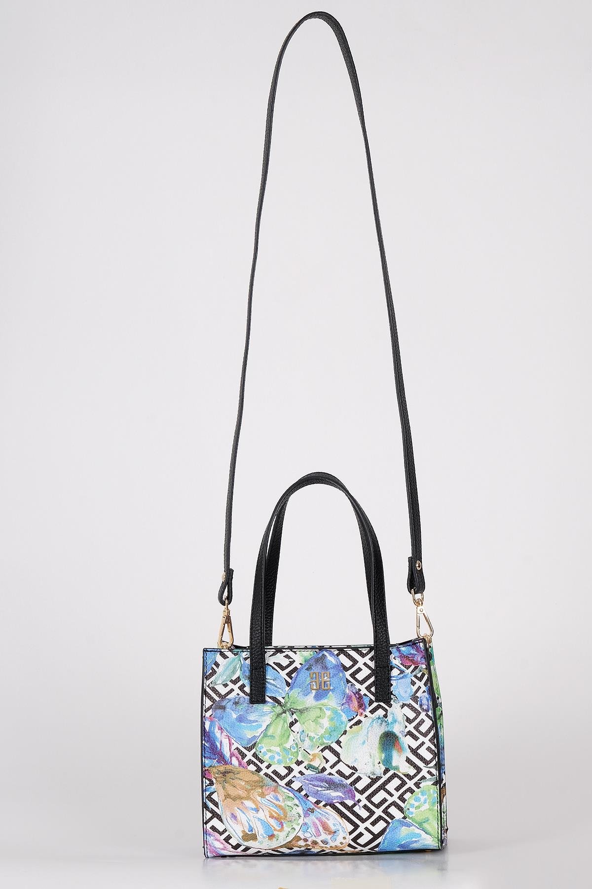 Desenli Omuz Çantası