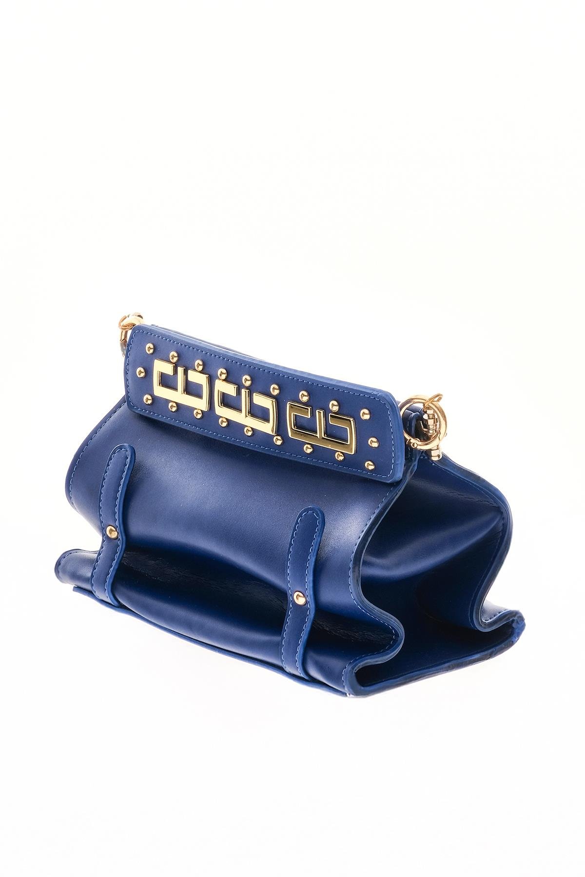 Gold Logo Detaylı Omuz Çantası