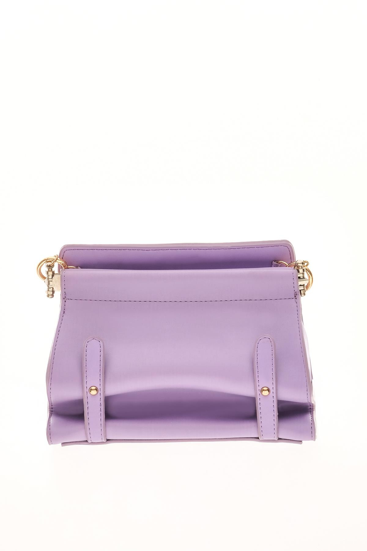 Gold Logo Detaylı Omuz Çantası