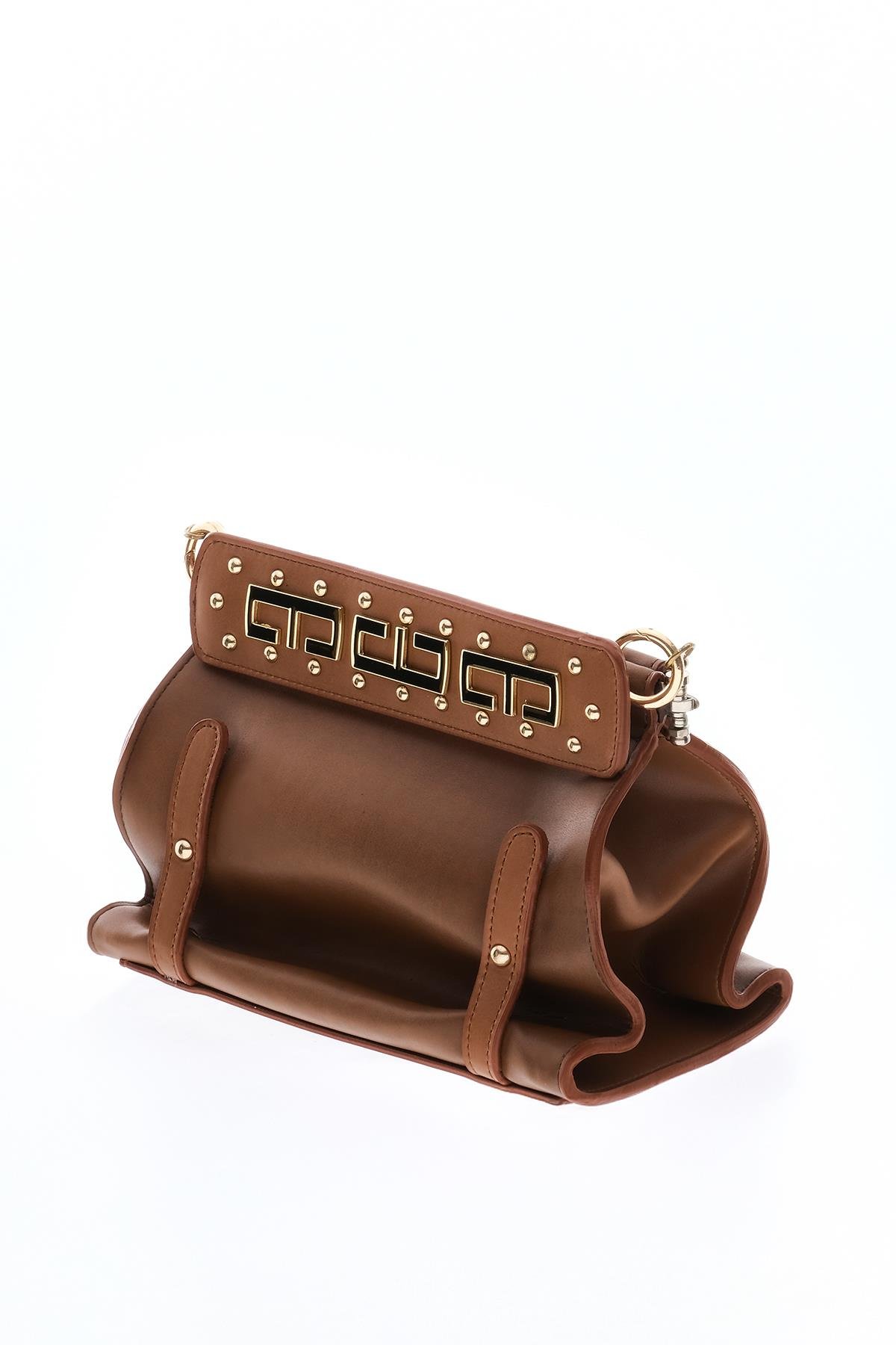 Gold Logo Detaylı Omuz Çantası