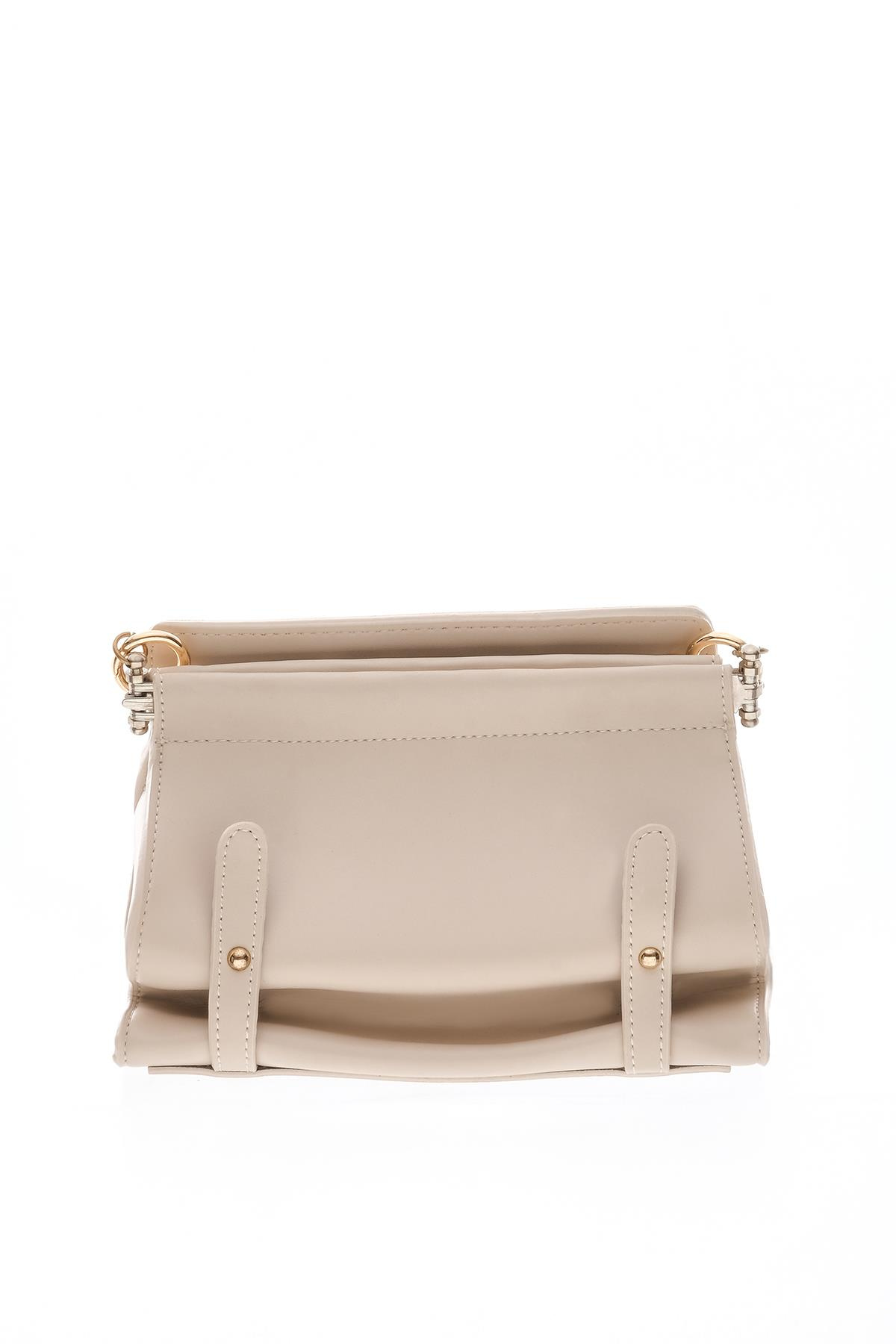 Gold Logo Detaylı Omuz Çantası