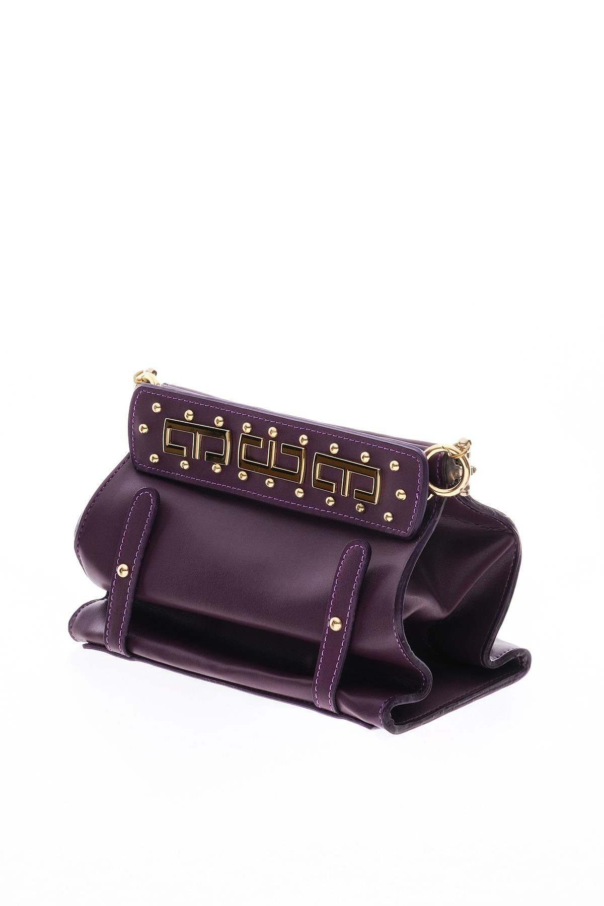 Gold Logo Detaylı Omuz Çantası