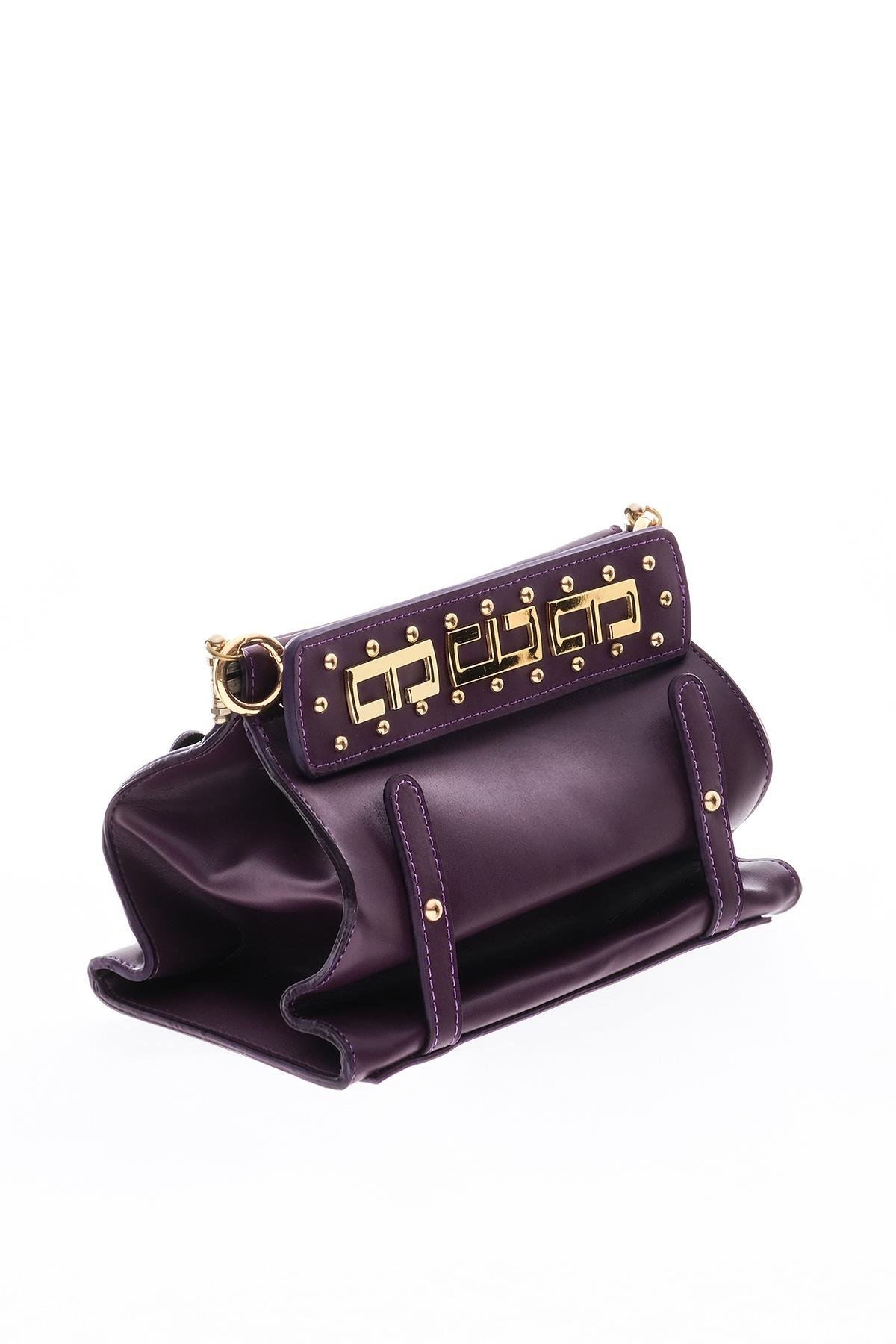 Gold Logo Detaylı Omuz Çantası