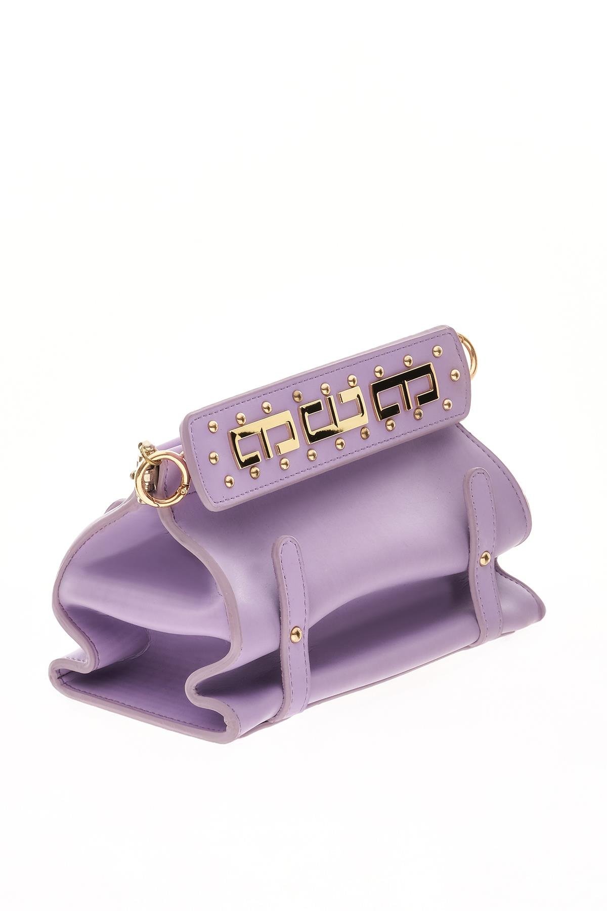 Gold Logo Detaylı Omuz Çantası