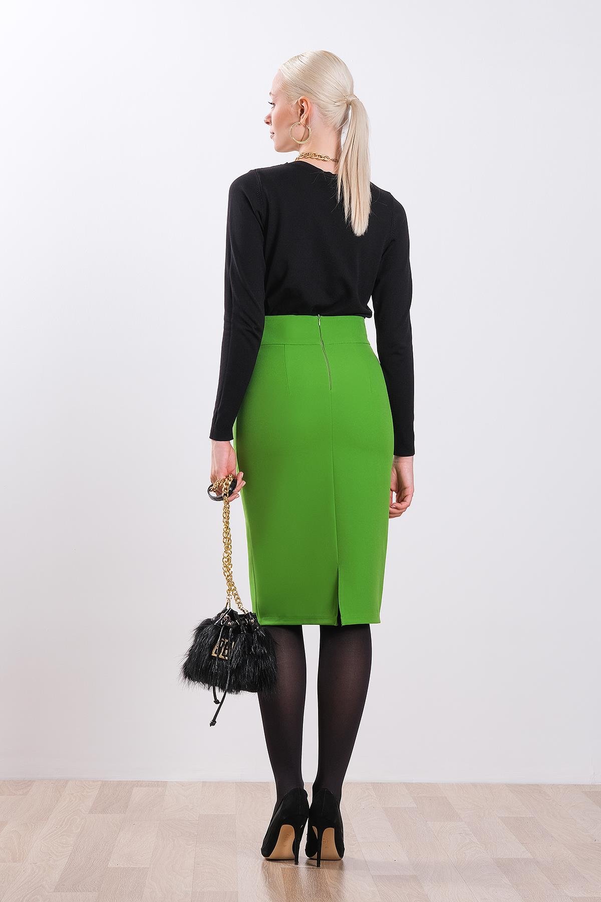 Gold Metal Logolu Kalem Etek