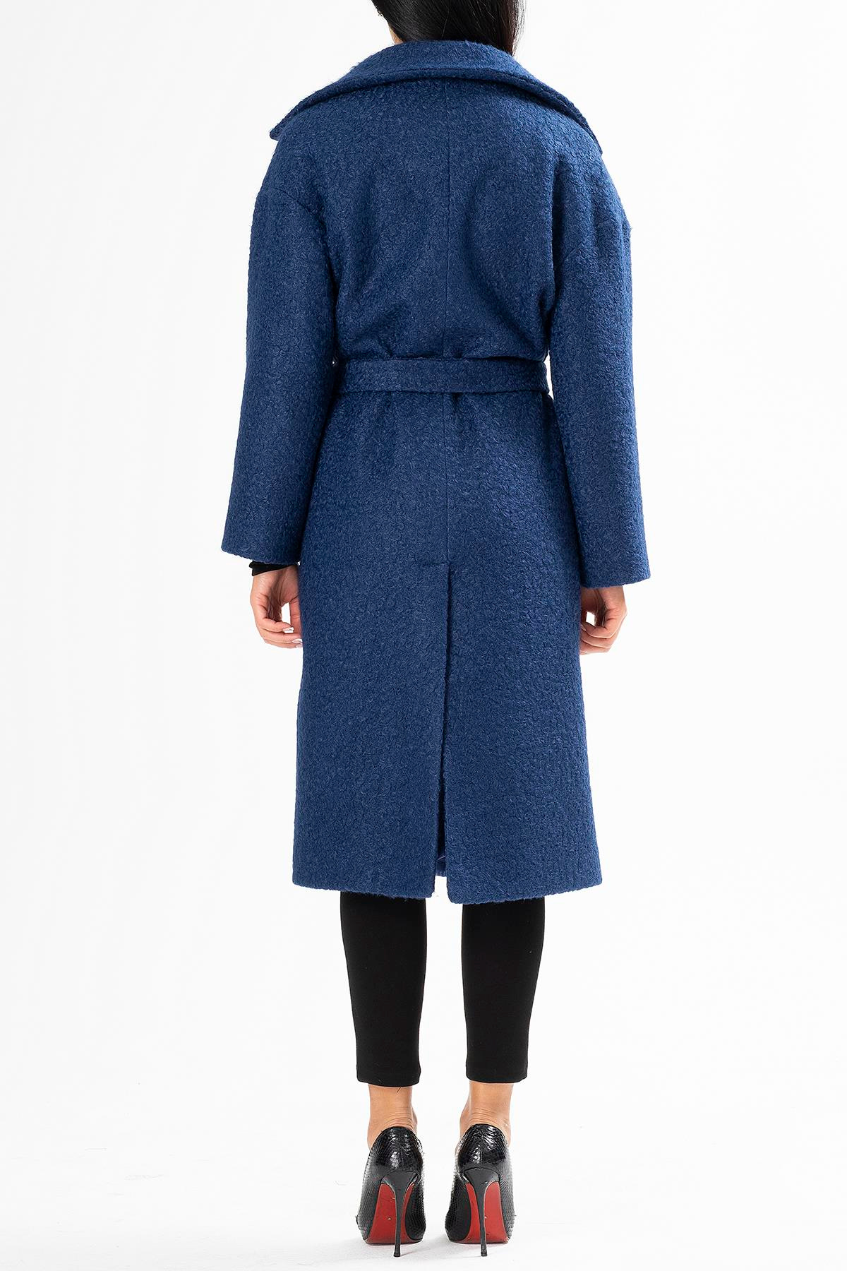 Kemerli Oversize Buklet Kaban