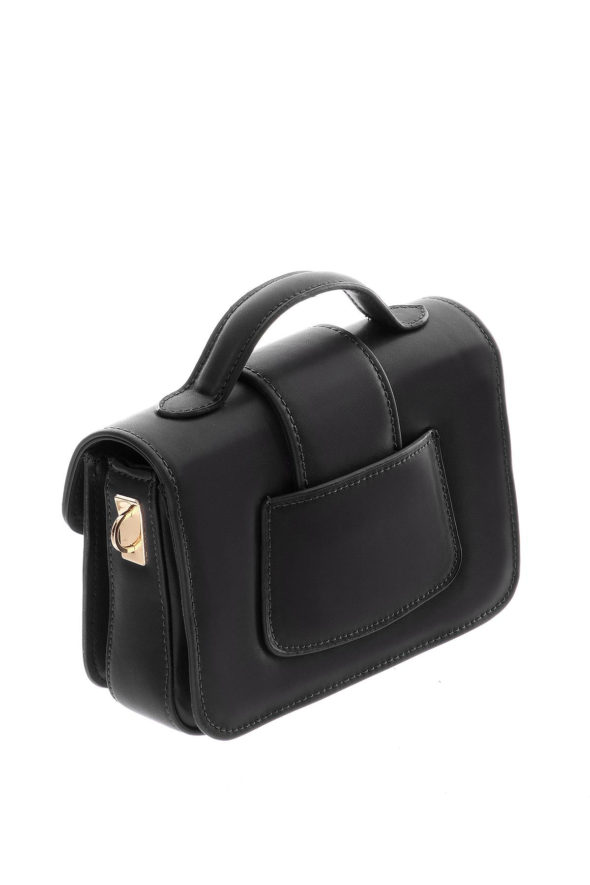 Kilit Aksesuarlı Çok Gözlü El Omuz Çapraz Kullanımlı Çanta