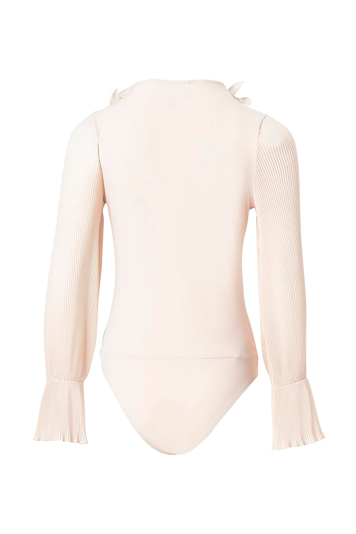 Kolları Pliseli Body