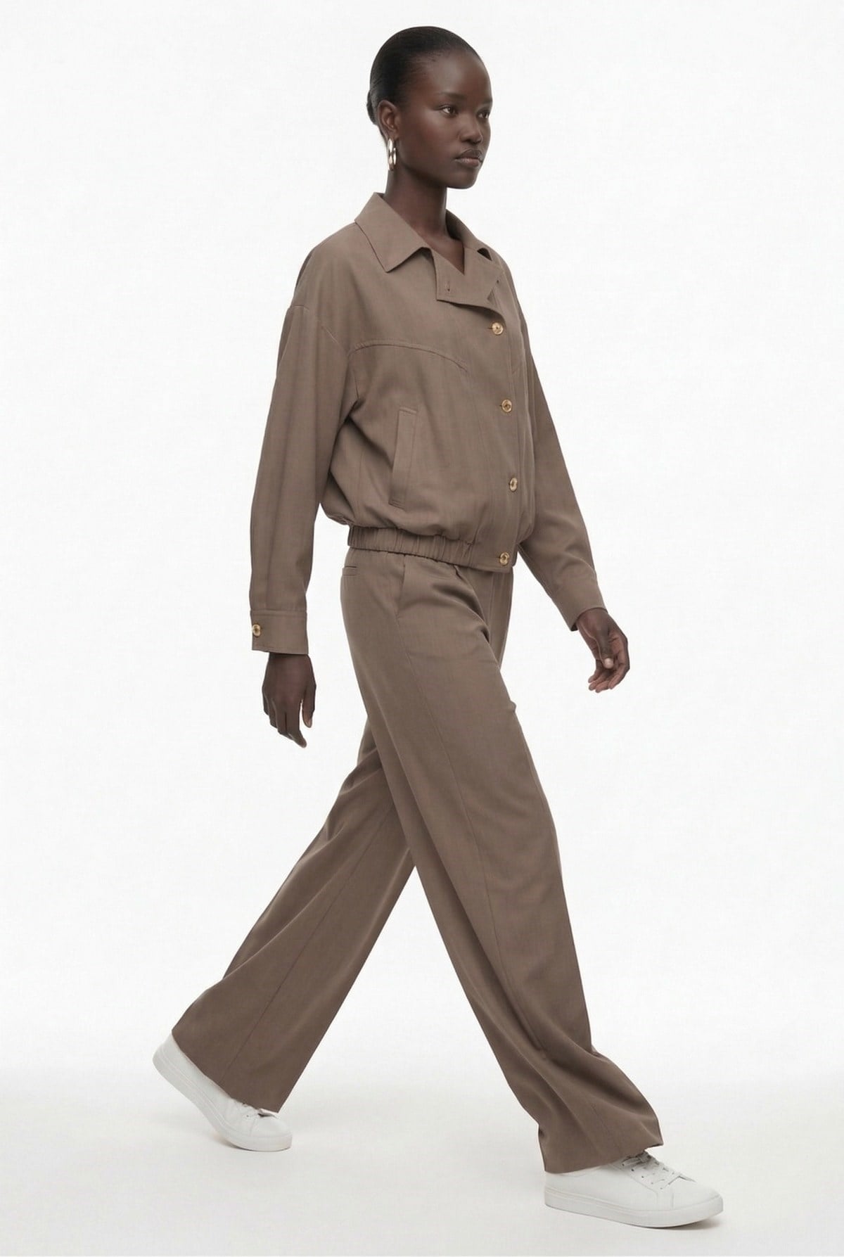 Kruvaze Düğmeli Ceket
