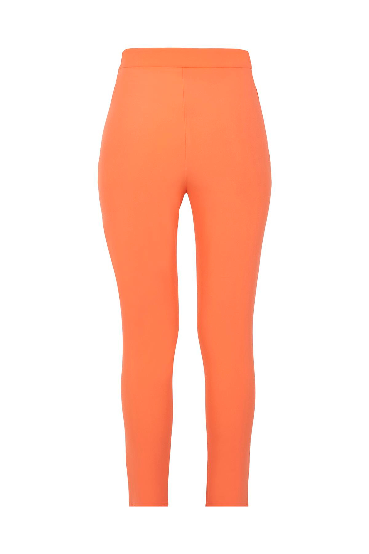 Likralı Boru Paça Pantolon