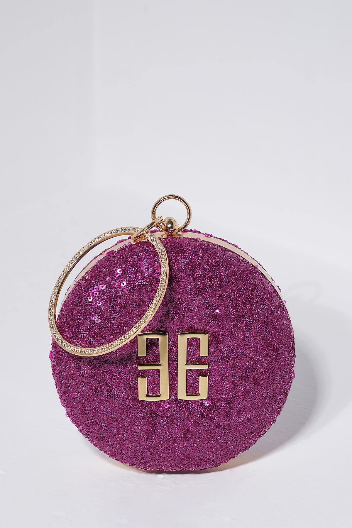 Payet Kaplama Şık Kadın Abiye Çanta